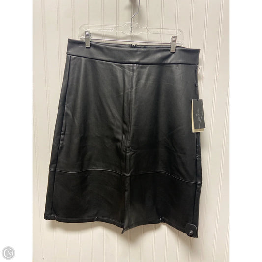 Skirt Midi By Not Your Daughters Jeans In Black, Size: 10