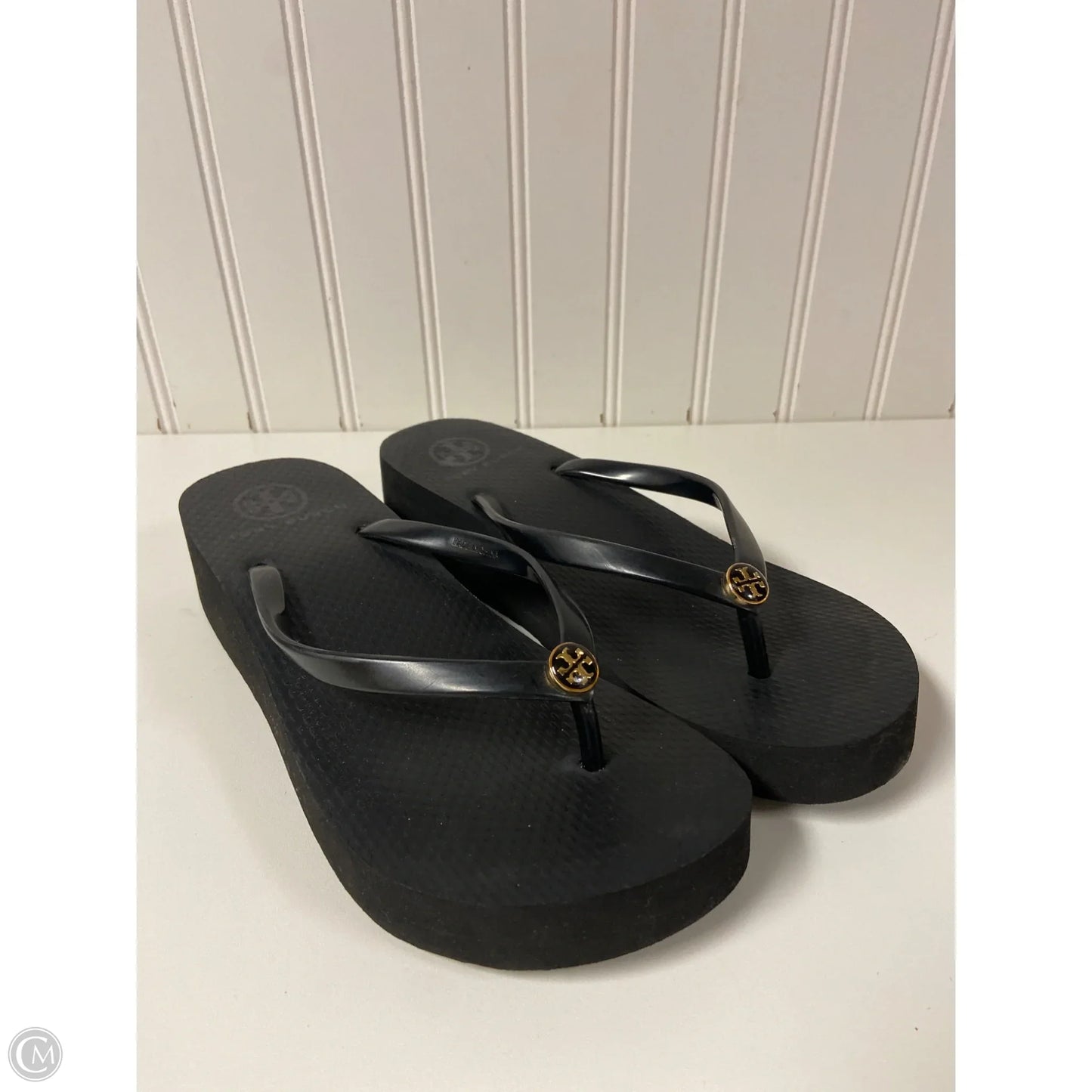 Sandals Designer By Tory Burch In Black, Size: 7