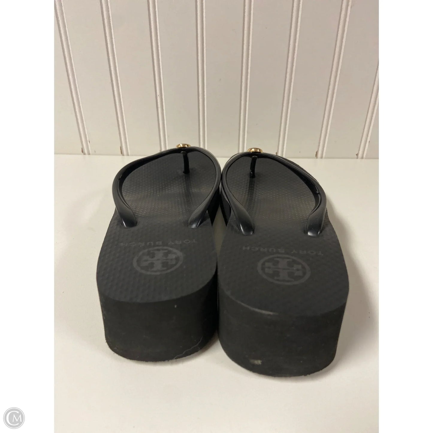 Sandals Designer By Tory Burch In Black, Size: 7