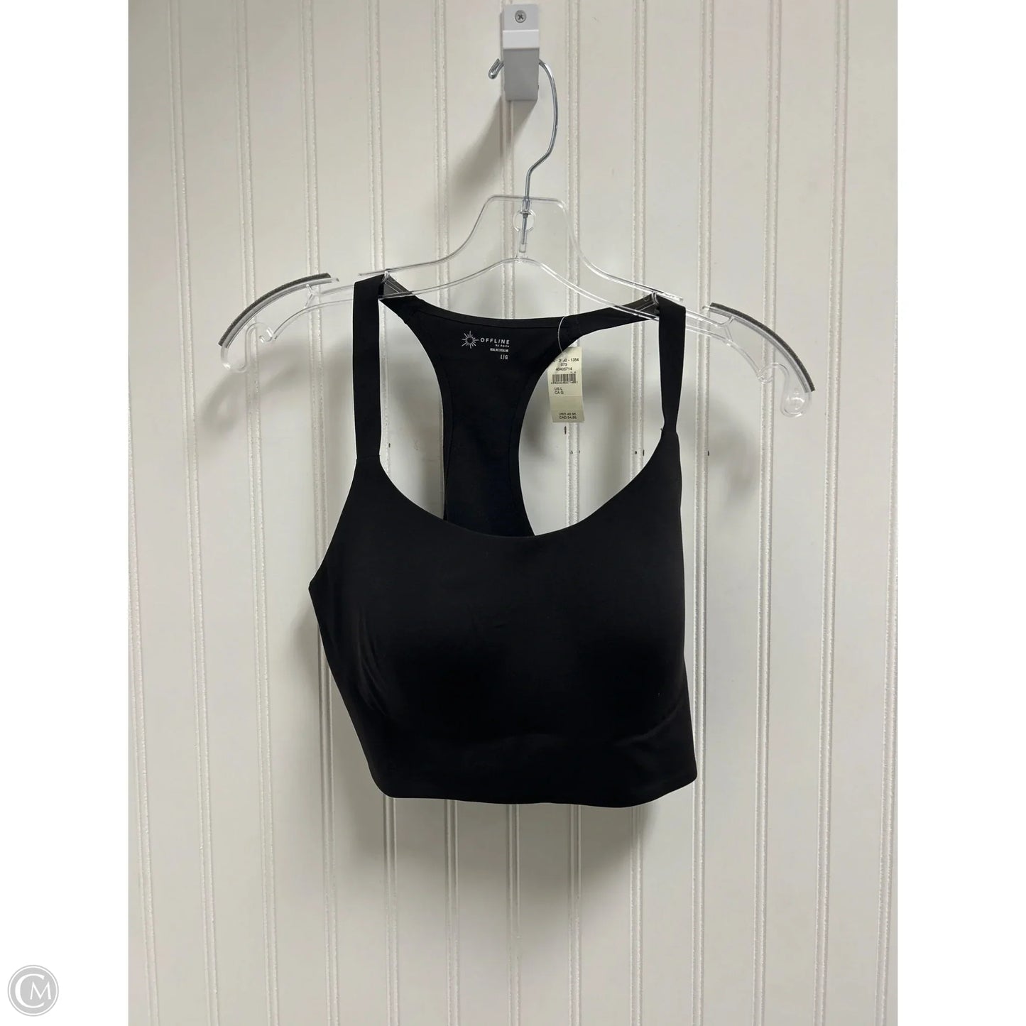 Athletic Bra By Aerie In Black, Size: L