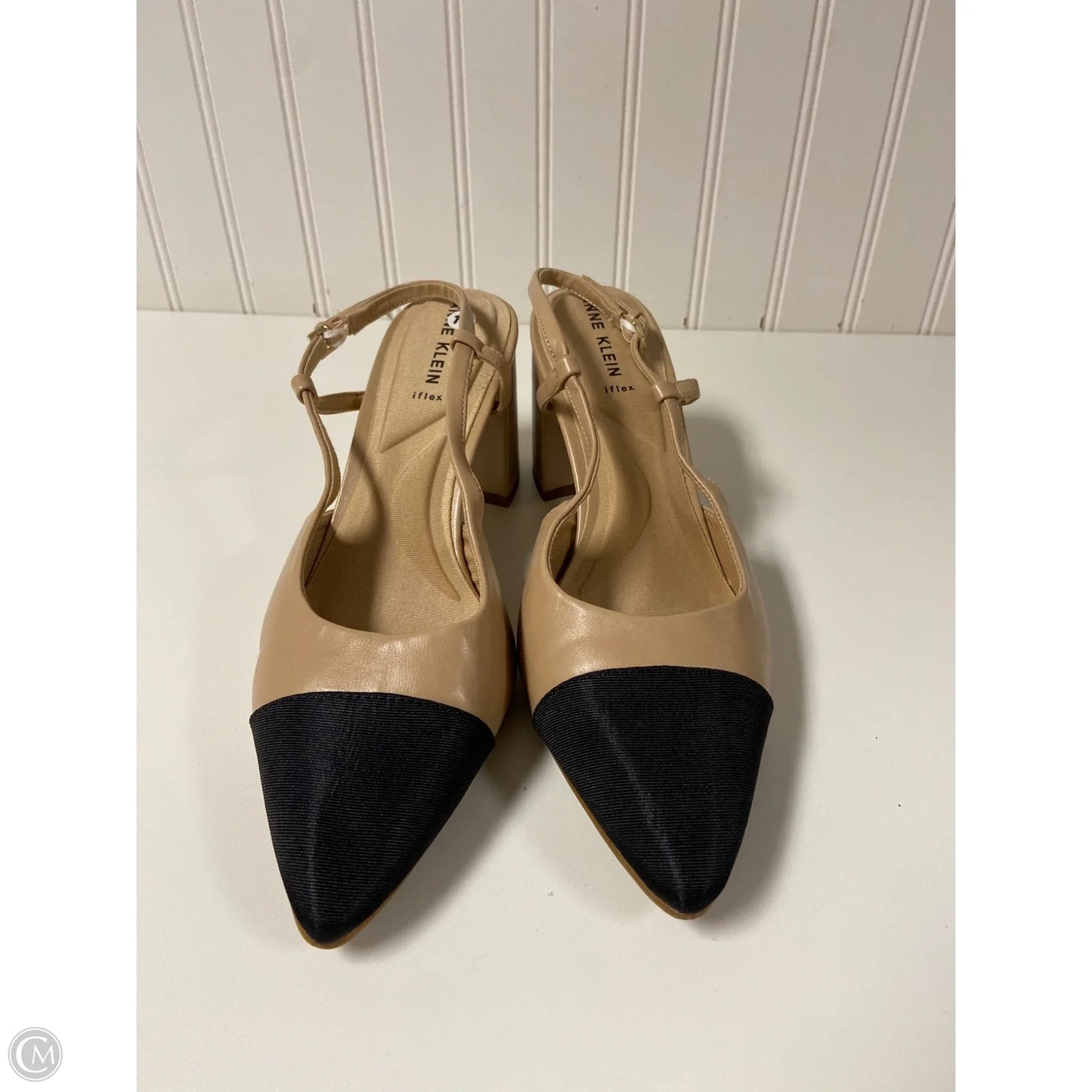 Shoes Heels Block By Anne Klein In Beige, Size: 10