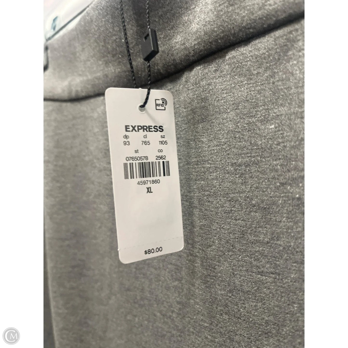 Skirt Midi By Express In Grey, Size: 14