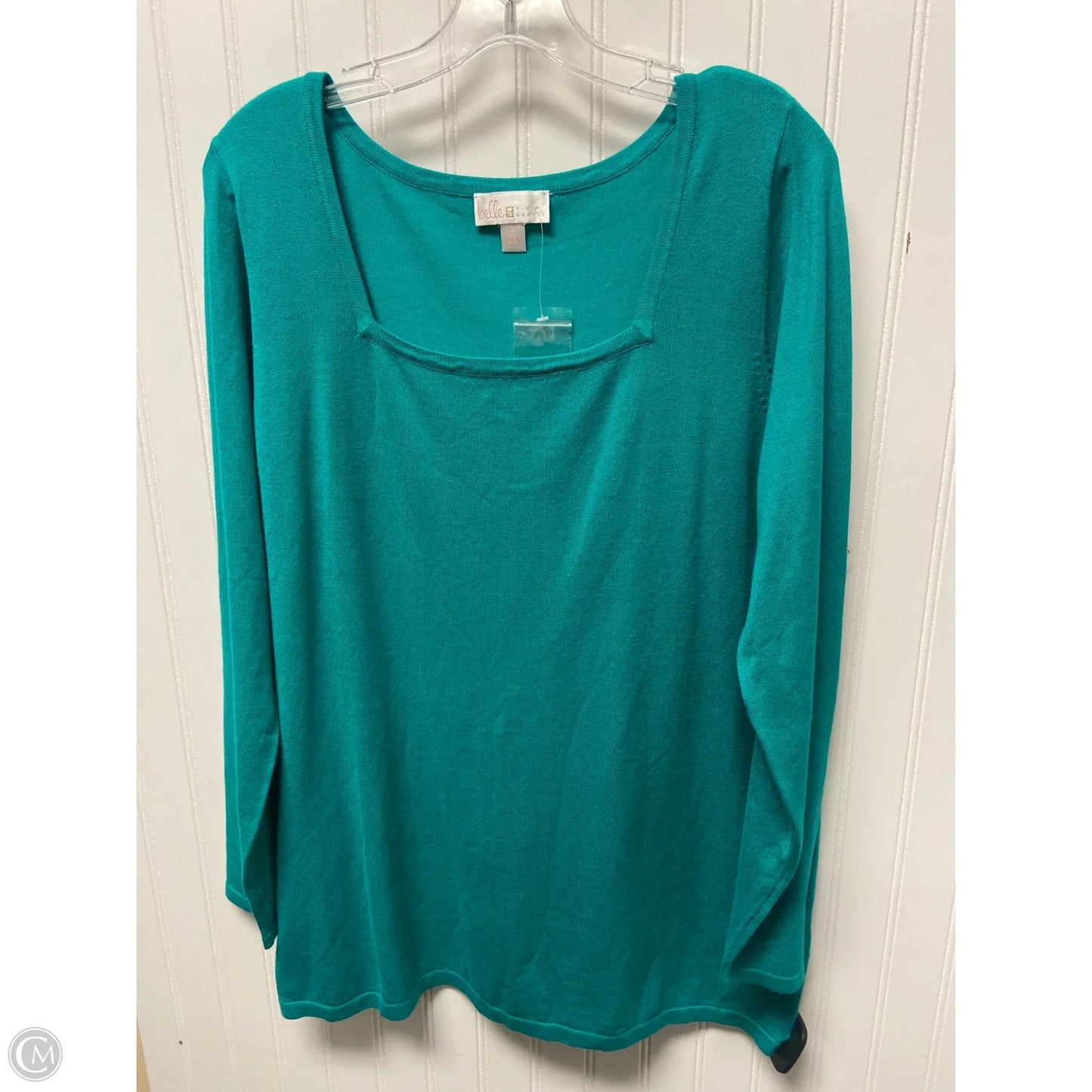 Sweater By Clothes Mentor In Green, Size: L