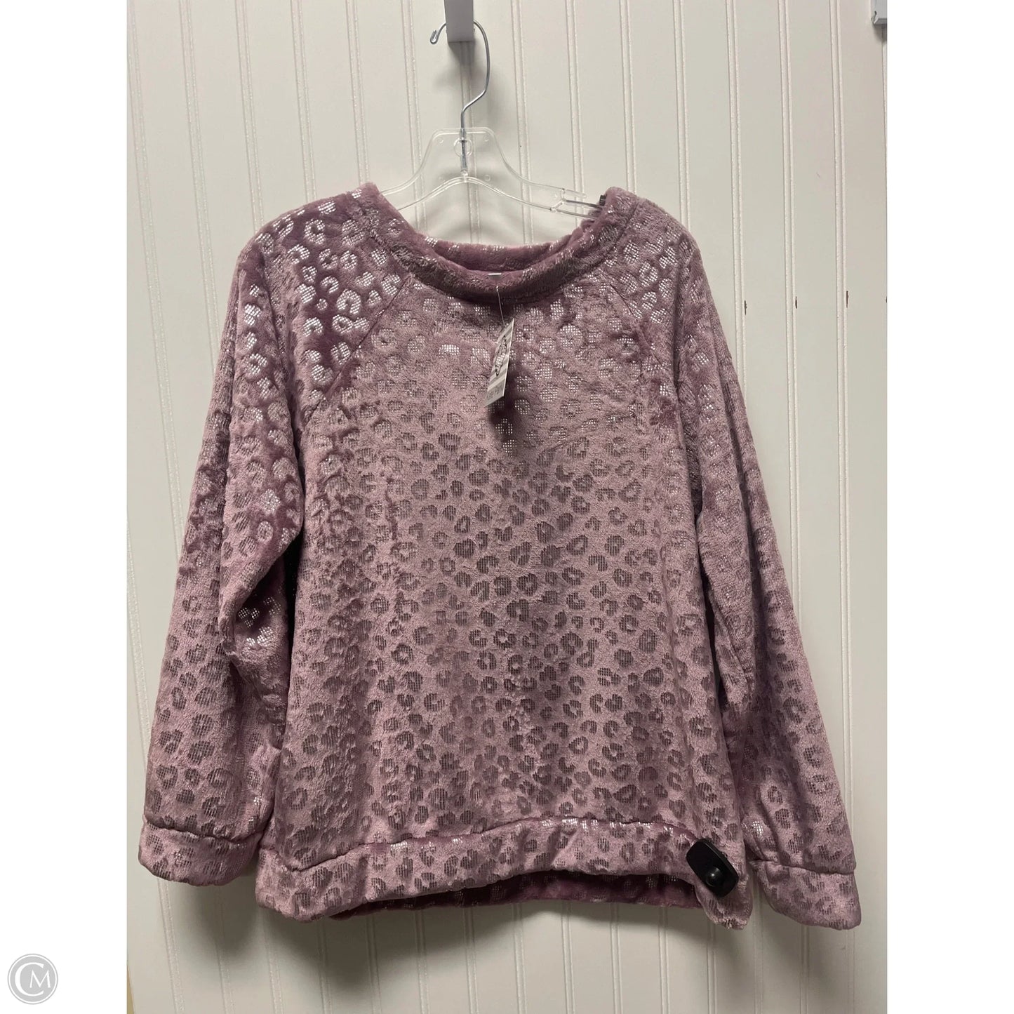 Sweater By Clothes Mentor In Purple, Size: L