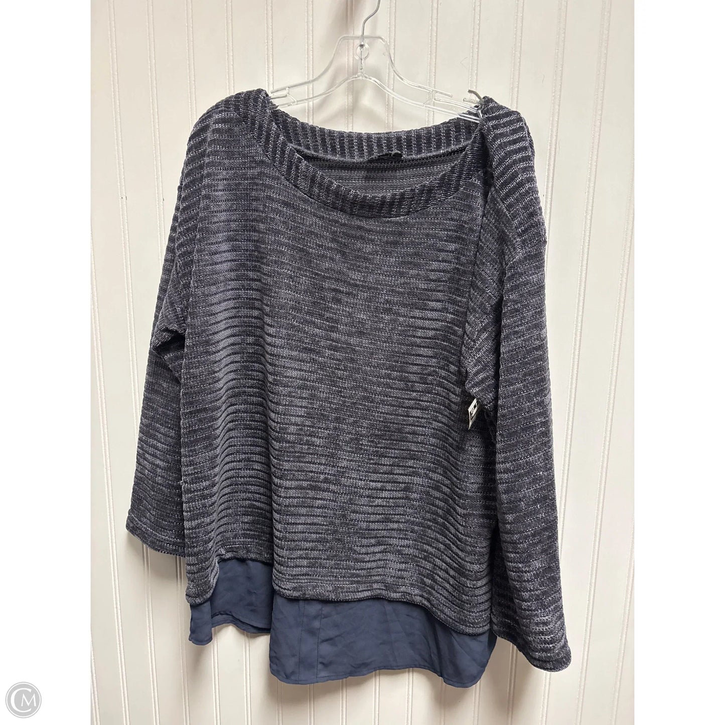 Sweater By Jones New York In Navy, Size: Xl