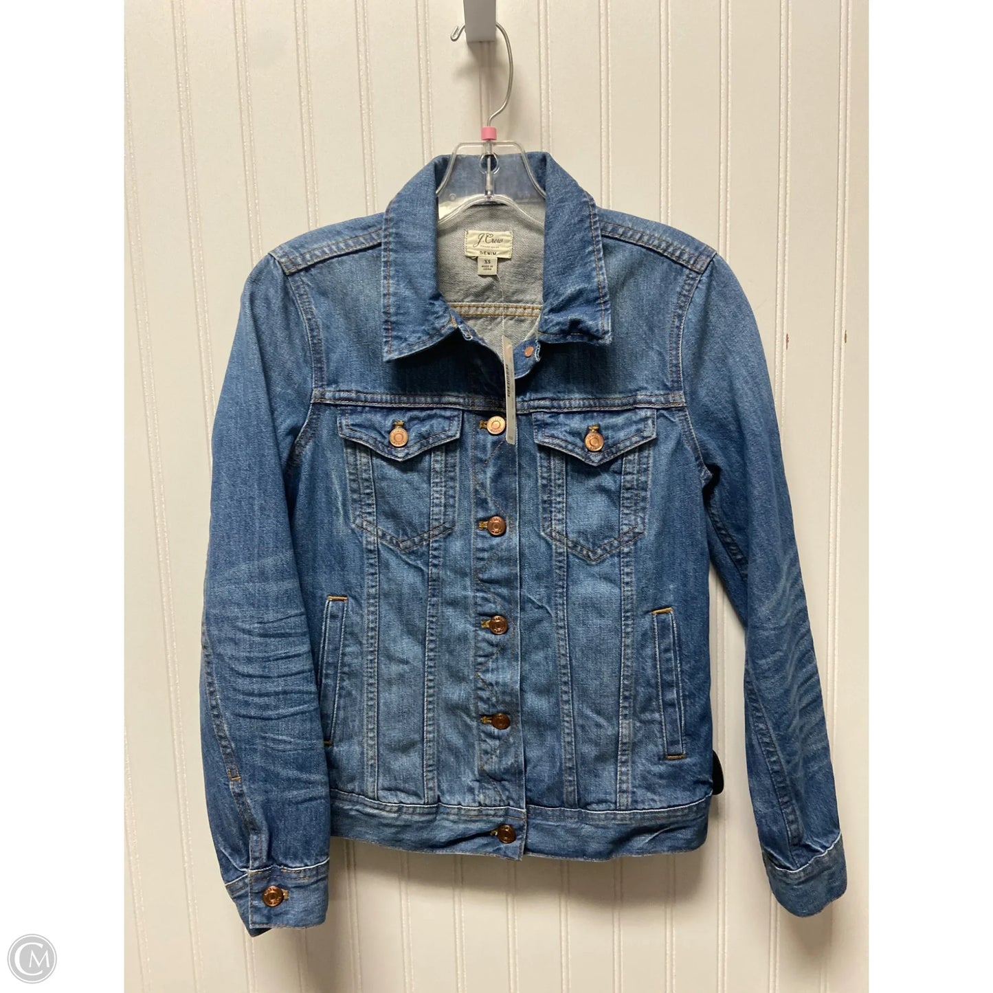 Jacket Denim By J. Crew In Blue Denim, Size: Xs