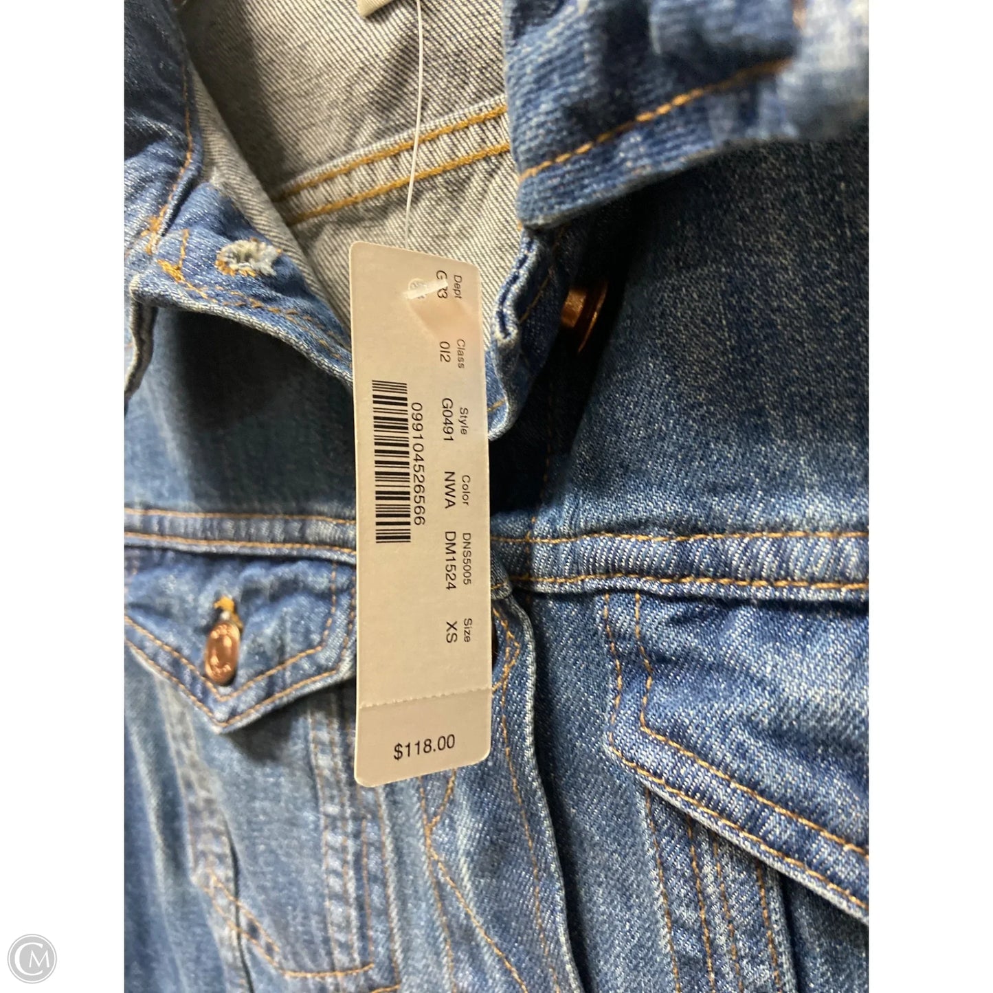 Jacket Denim By J. Crew In Blue Denim, Size: Xs