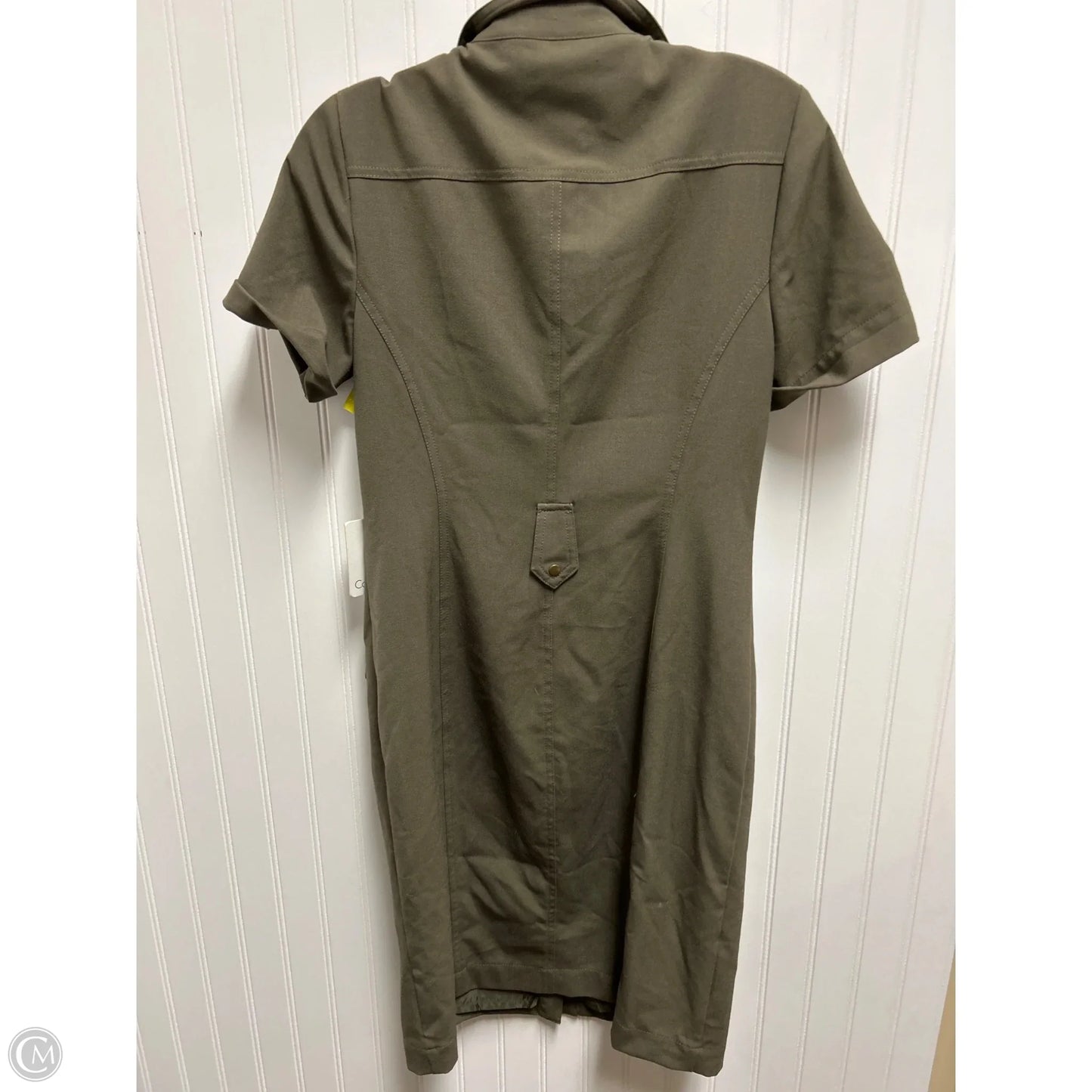 Dress Casual Short By Calvin Klein In Green, Size: M