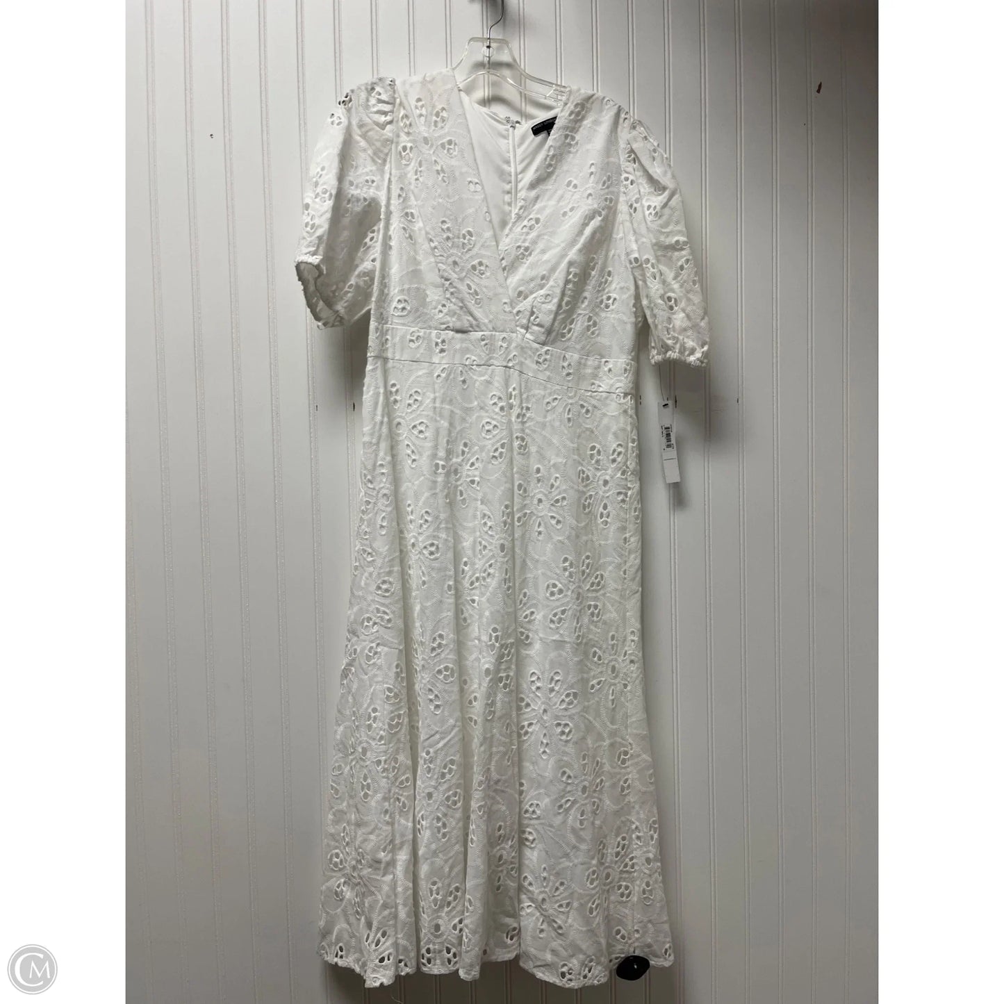 Dress Casual Maxi By Maggy London In White, Size: M