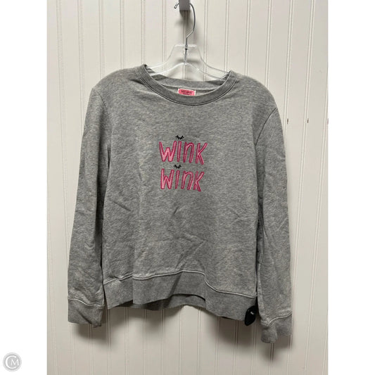 Sweater Designer By Kate Spade In Grey, Size: S