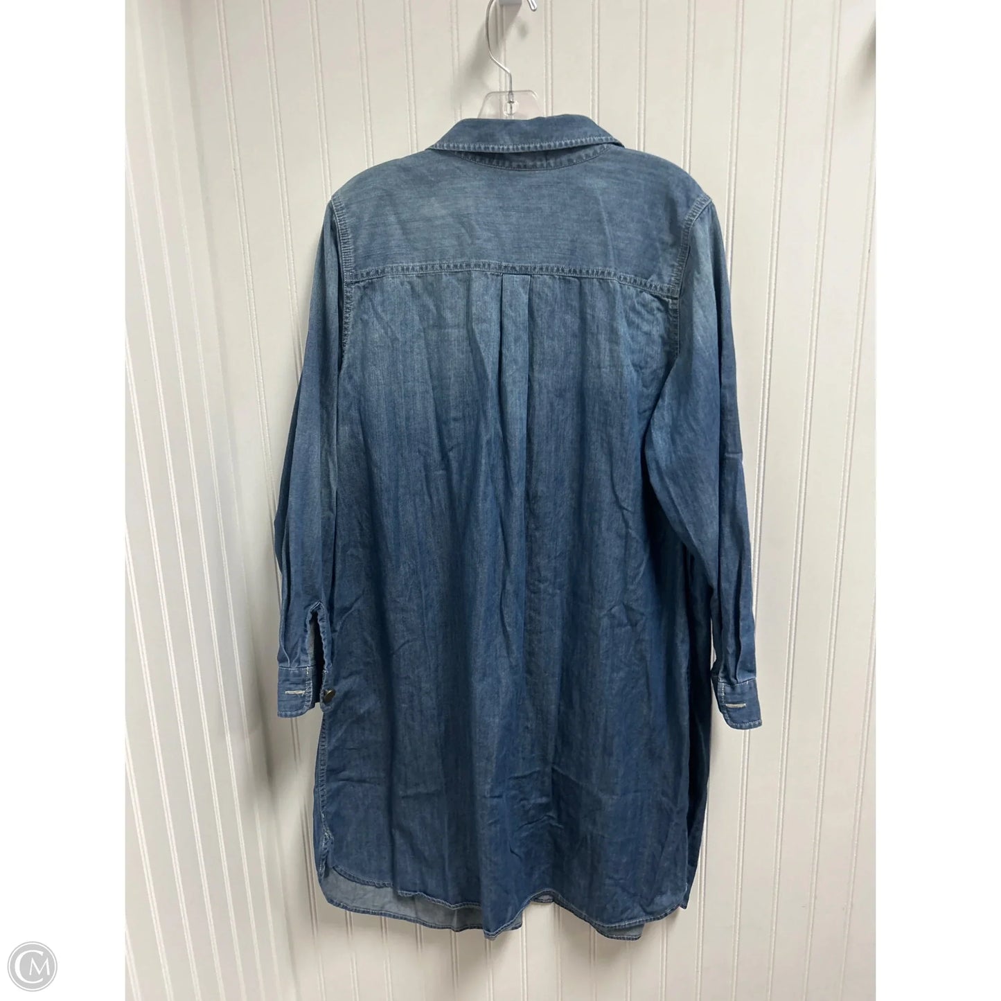 Dress Casual Short By Two By Vince Camuto In Blue Denim, Size: 2x