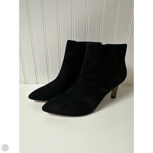 Boots Ankle Heels By Clarks In Black, Size: 9.5
