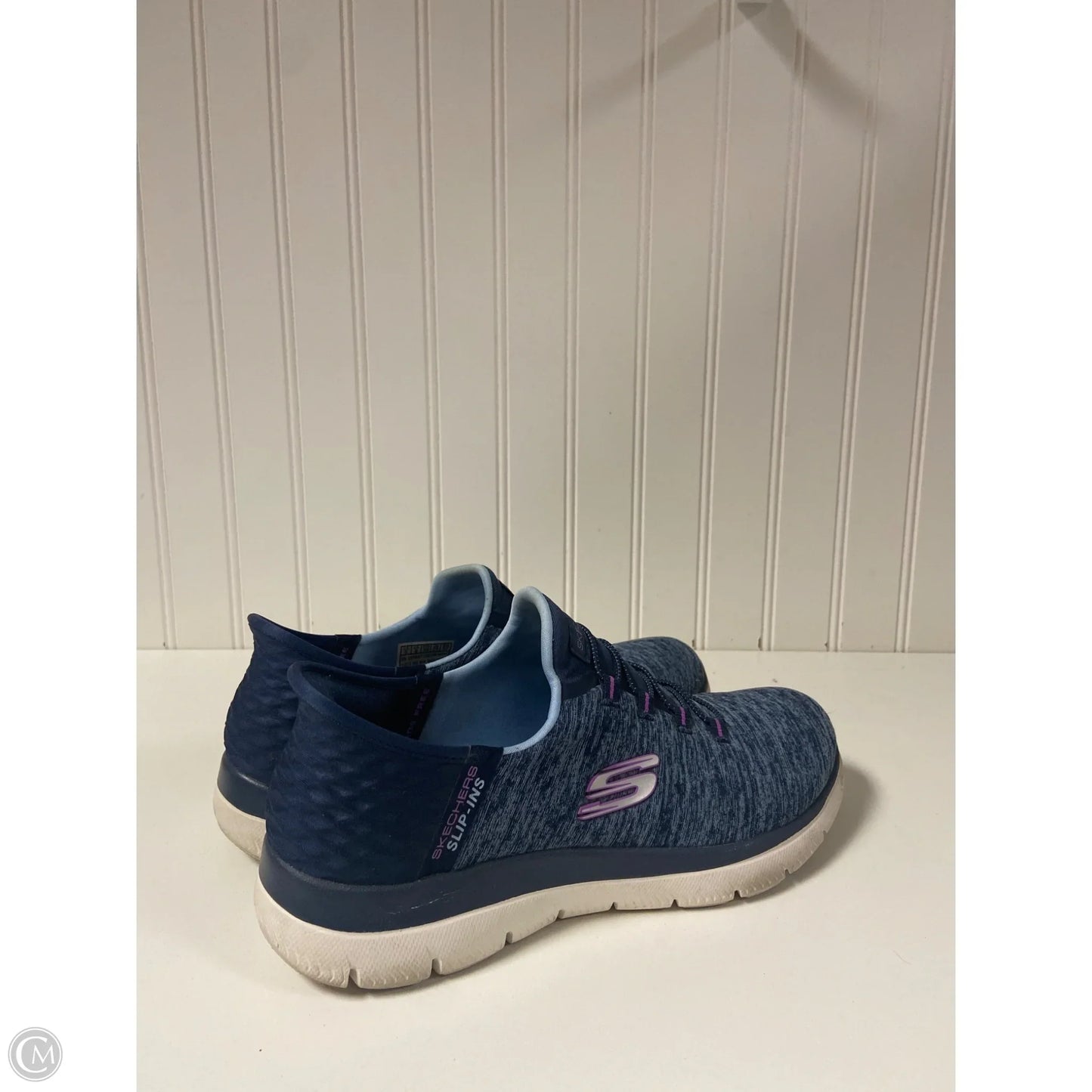 Shoes Athletic By Skechers In Blue, Size: 8