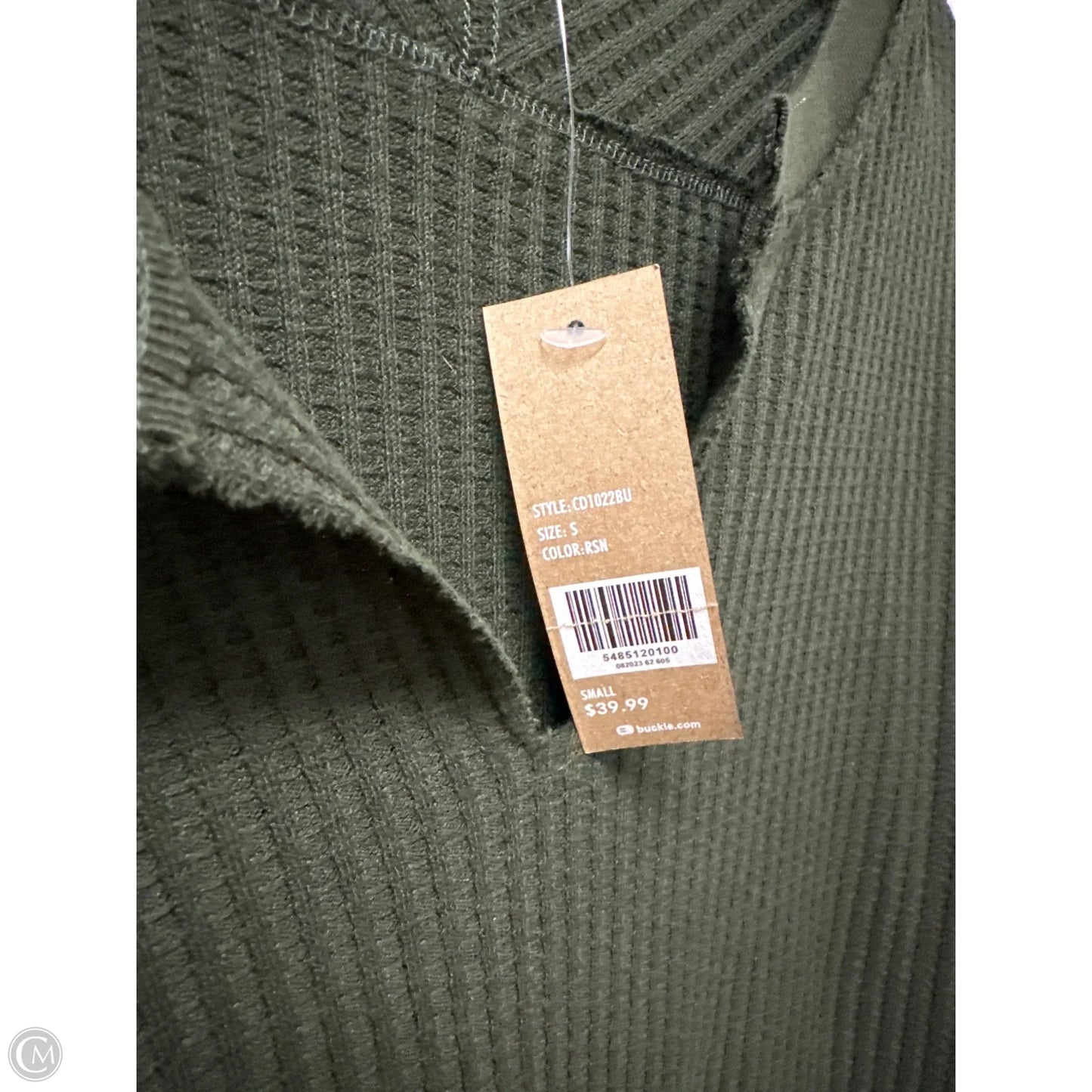 Top Long Sleeve Basic By Bke In Green, Size: S