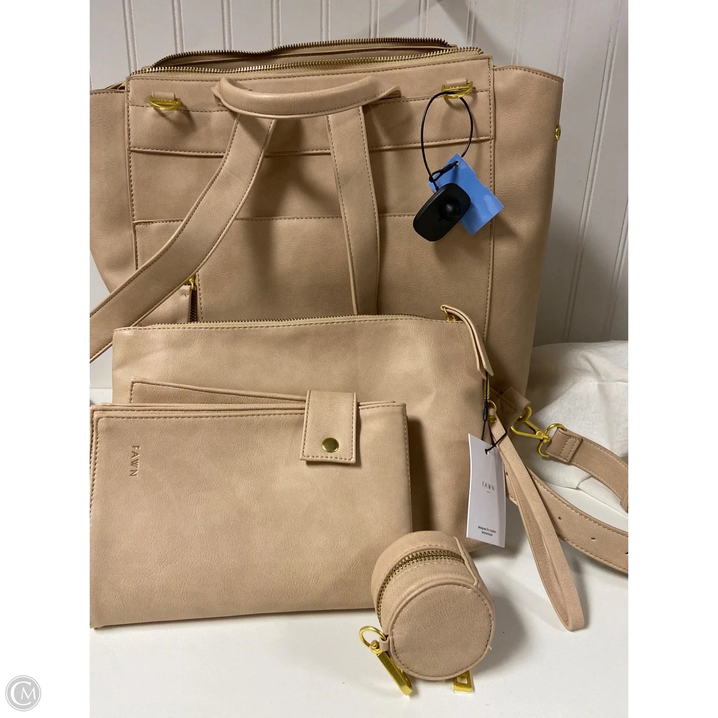 Diaper Bag By Cmb, Size: Large