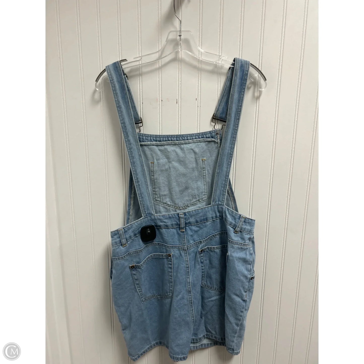 Overalls By Clothes Mentor In Blue Denim, Size: M