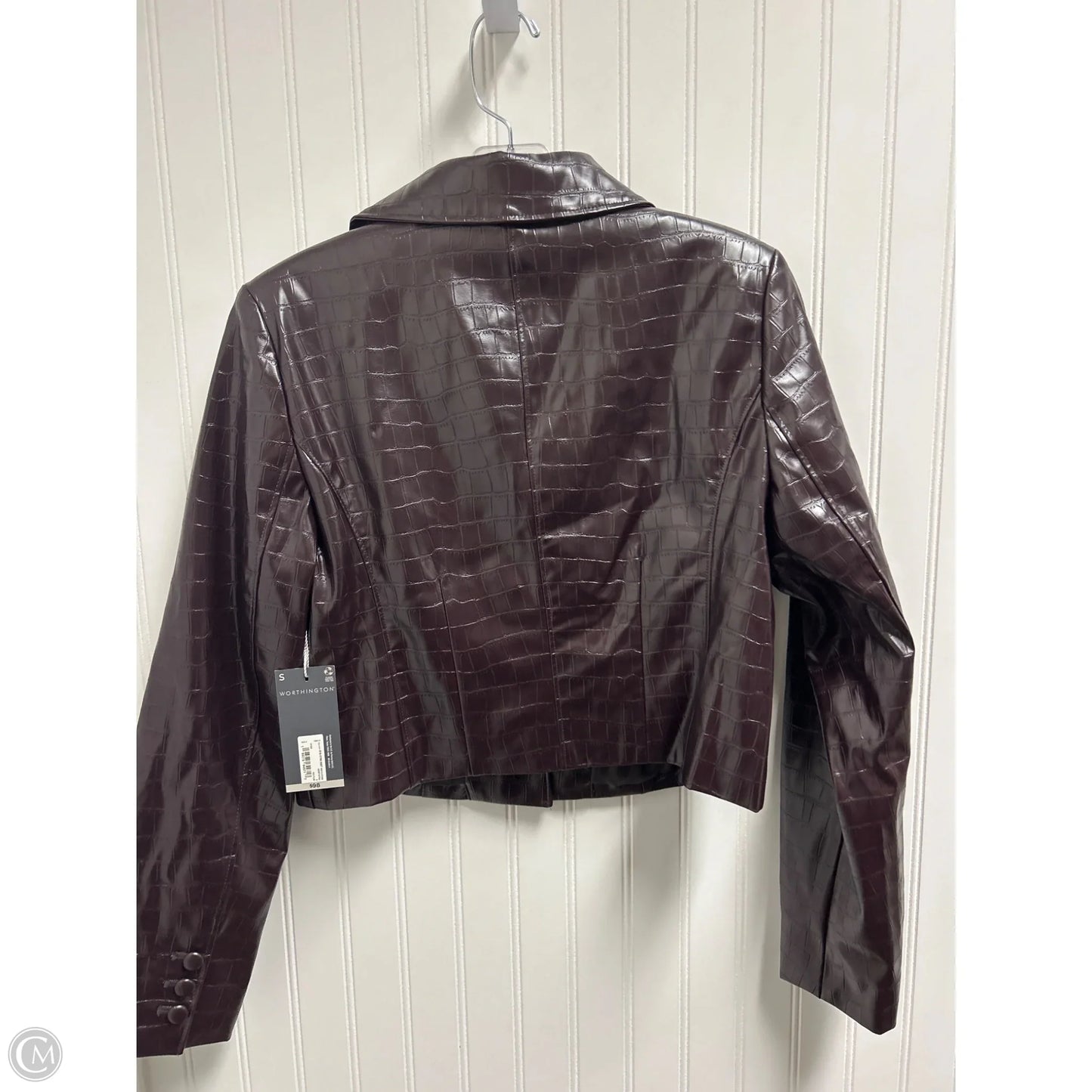 Jacket Moto By Worthington In Purple, Size: S