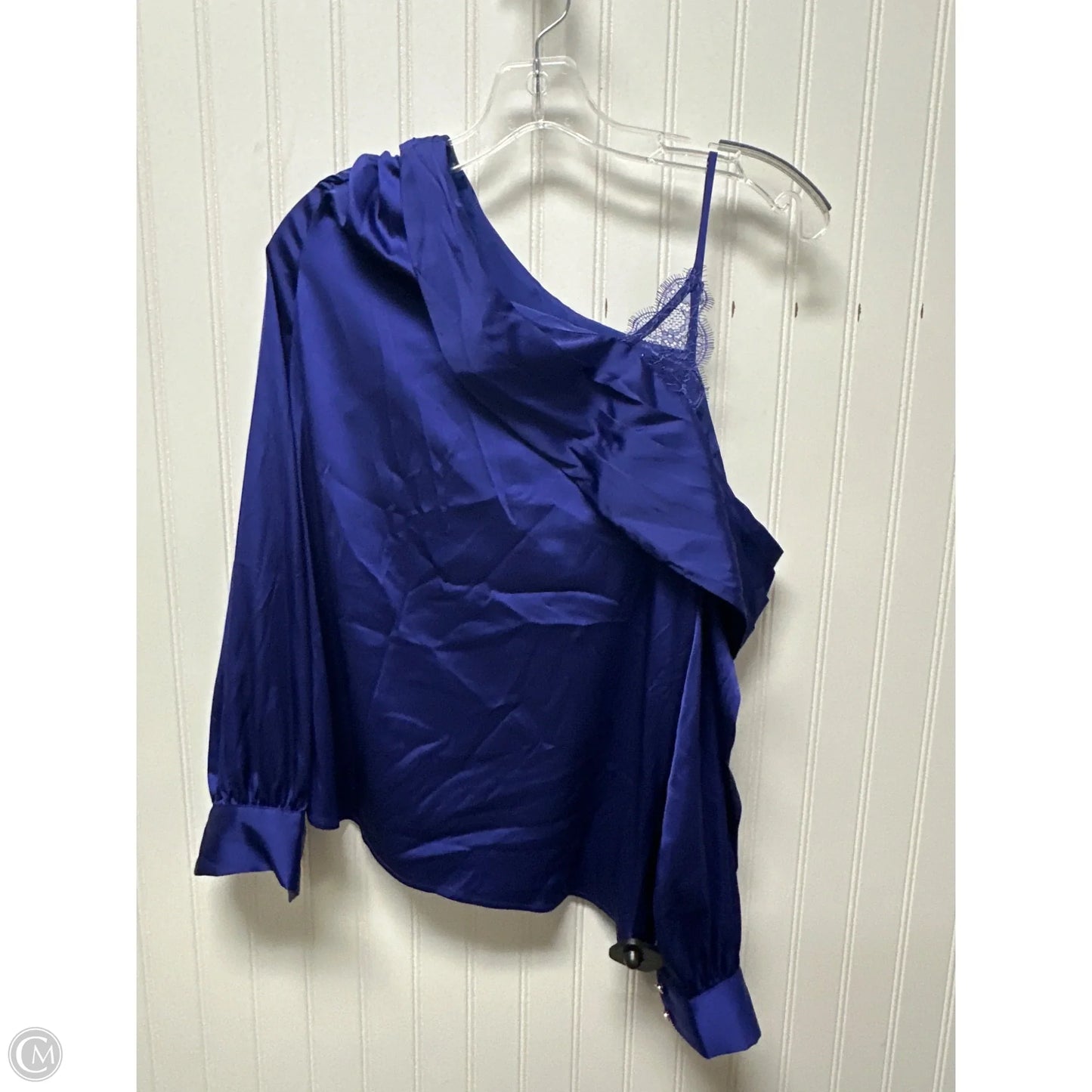 Top Long Sleeve By Inc In Purple, Size: S