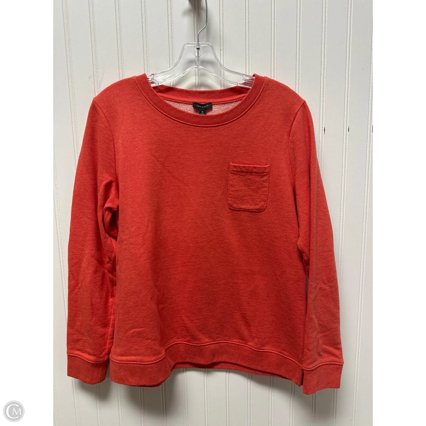 Sweater By Talbots In Orange, Size: M