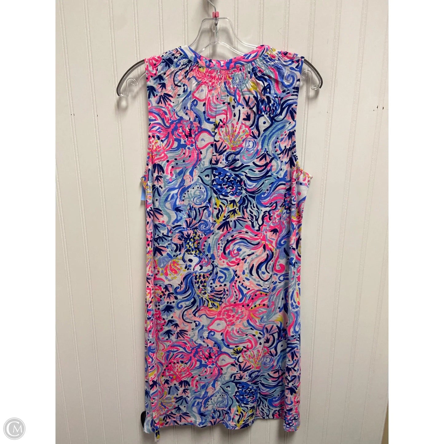 Dress Designer By Lilly Pulitzer In Blue & Pink, Size: M