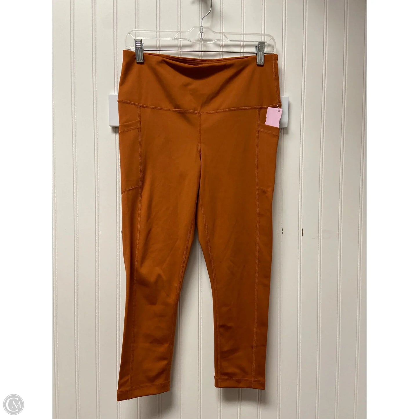 Athletic Leggings By 90 Degrees By Reflex In Orange, Size: L