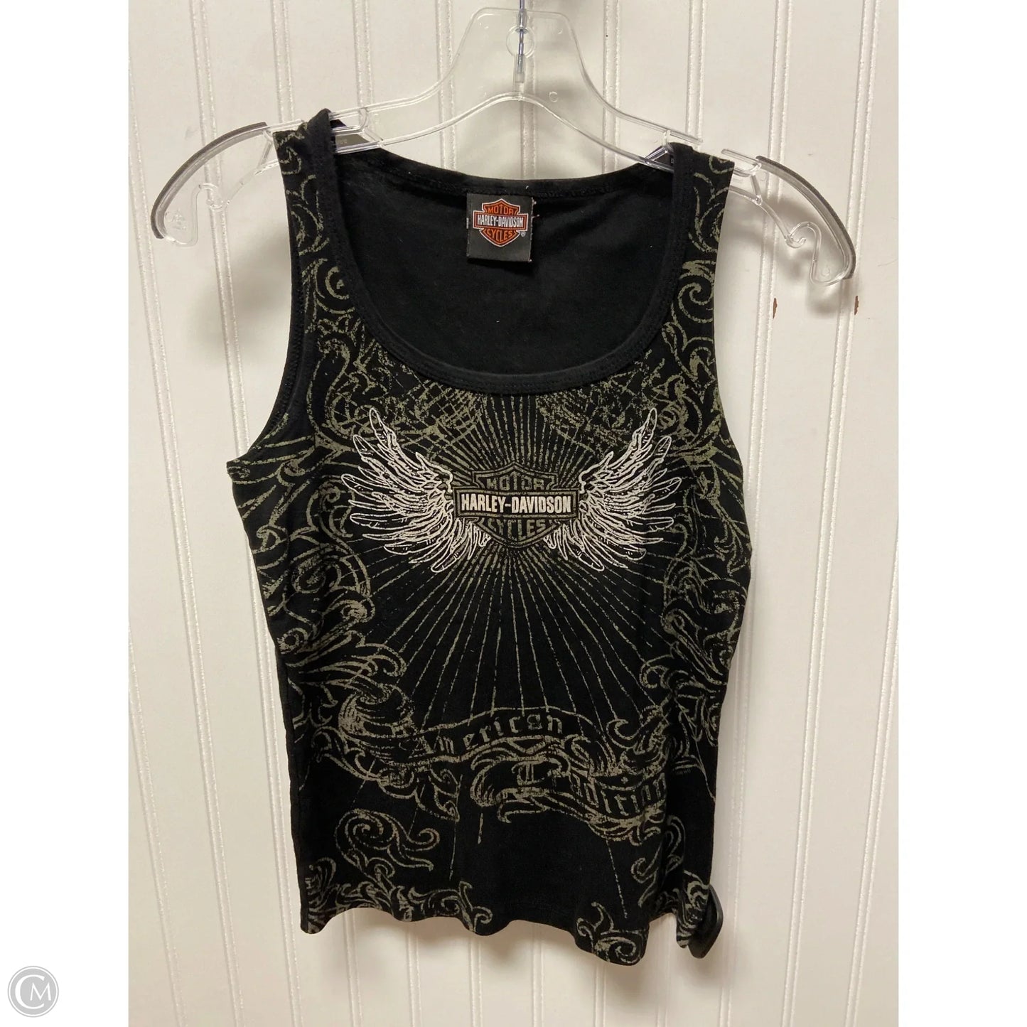 Top Sleeveless Basic By Harley Davidson In Black & Brown, Size: S