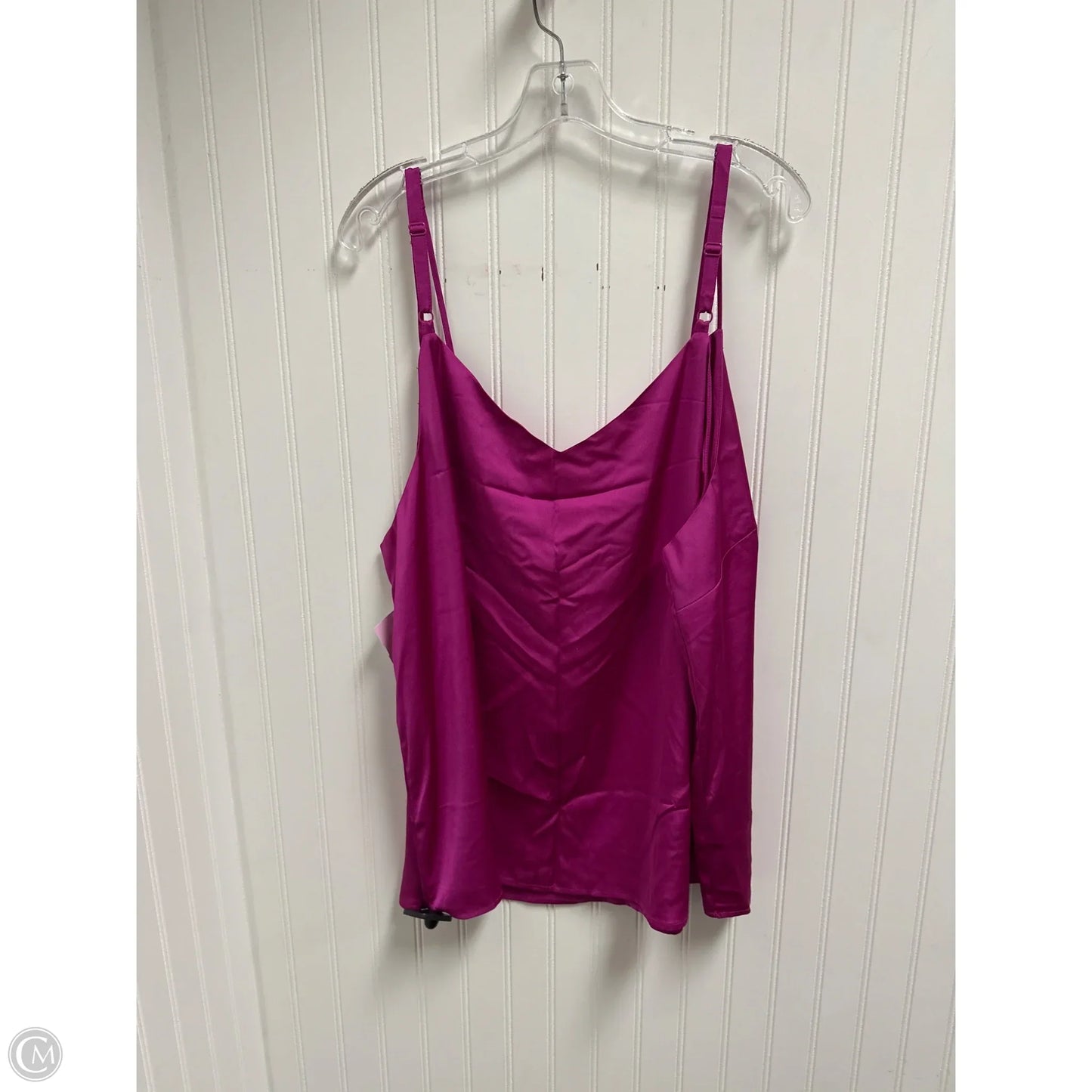 Top Sleeveless Basic By Skies Are Blue In Purple, Size: 2x