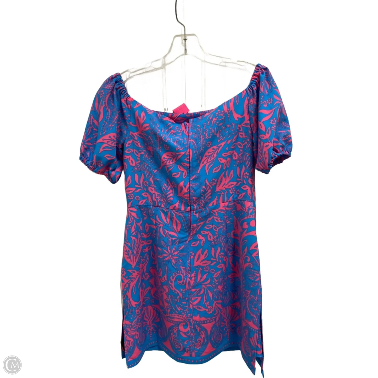 Dress Designer By Lilly Pulitzer In Blue & Pink, Size: M