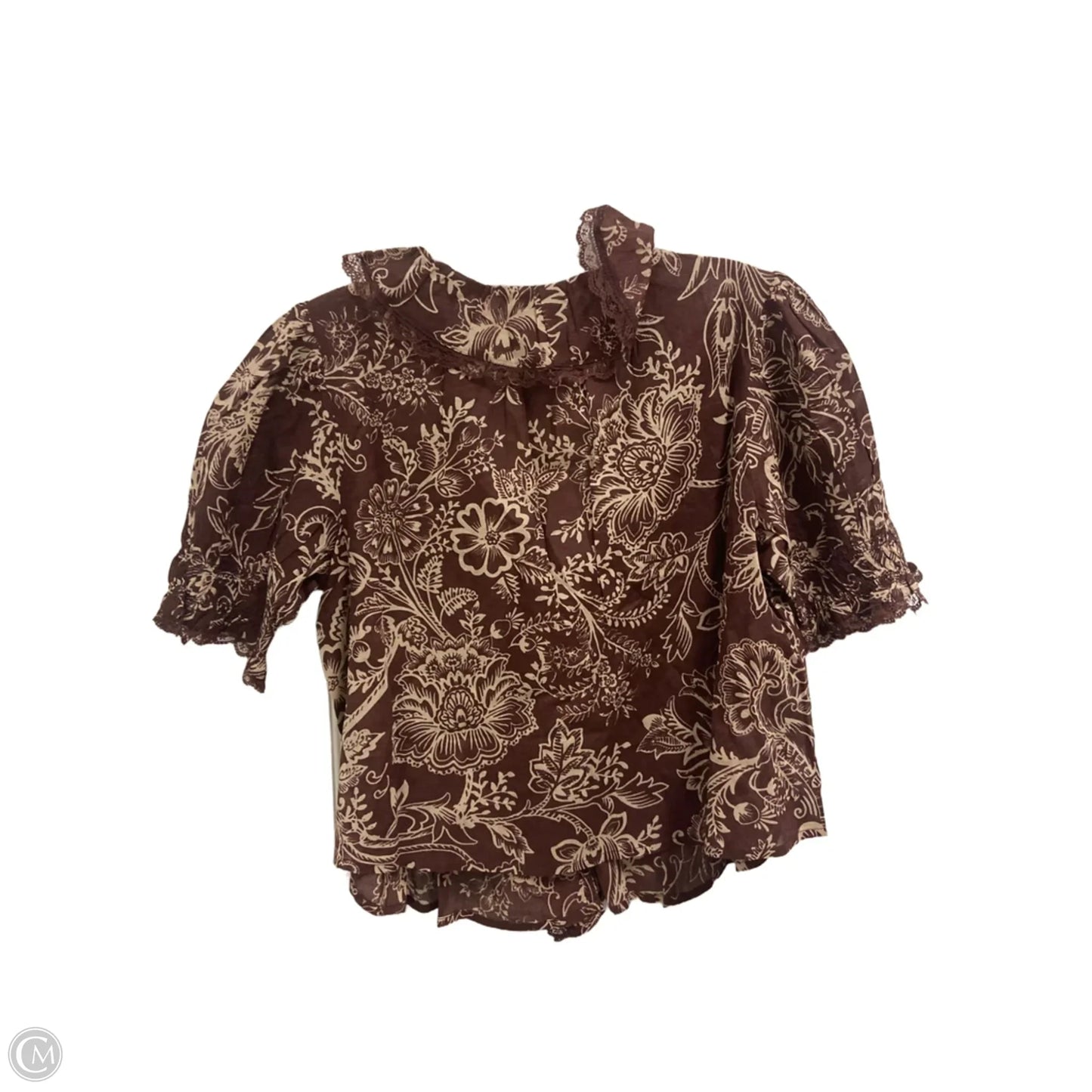 Top Short Sleeve By Bila In Floral Print, Size: Xs