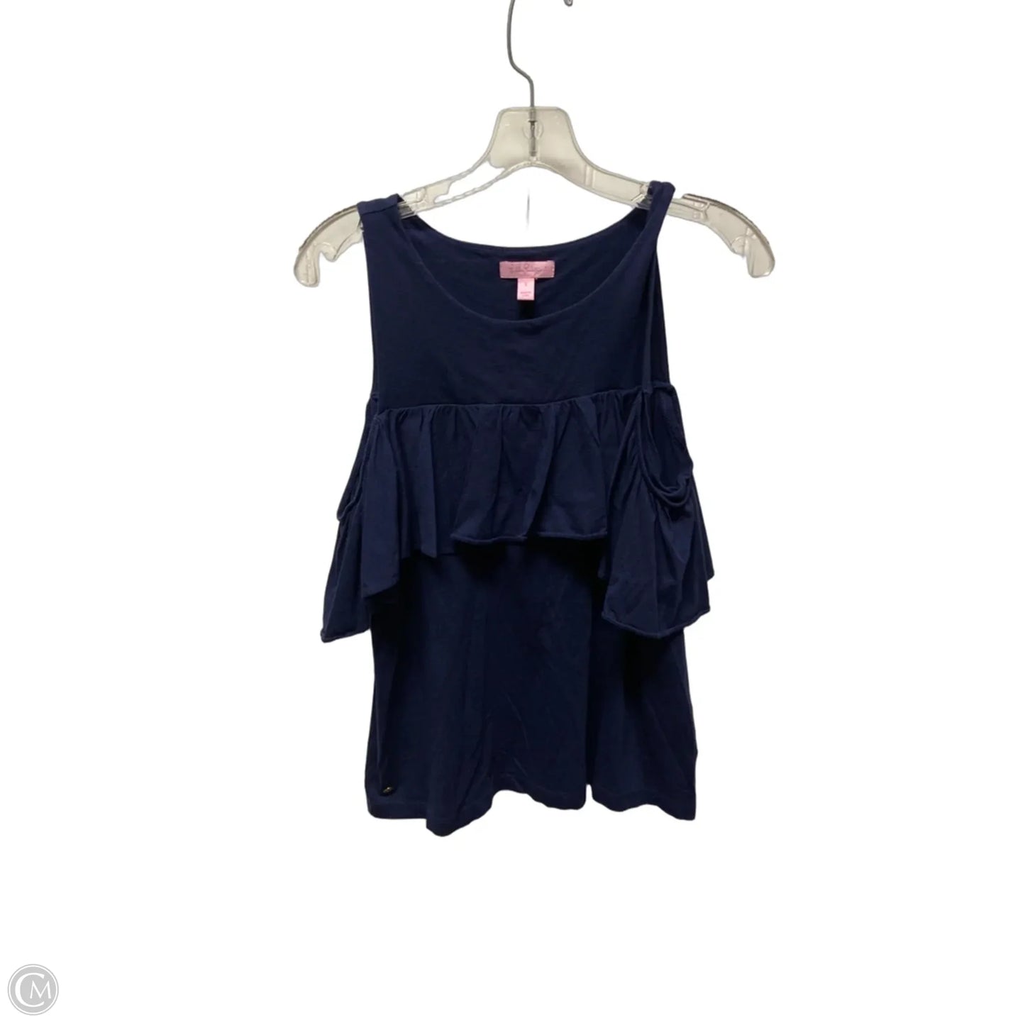 Top Sleeveless Designer By Lilly Pulitzer In Navy, Size: S