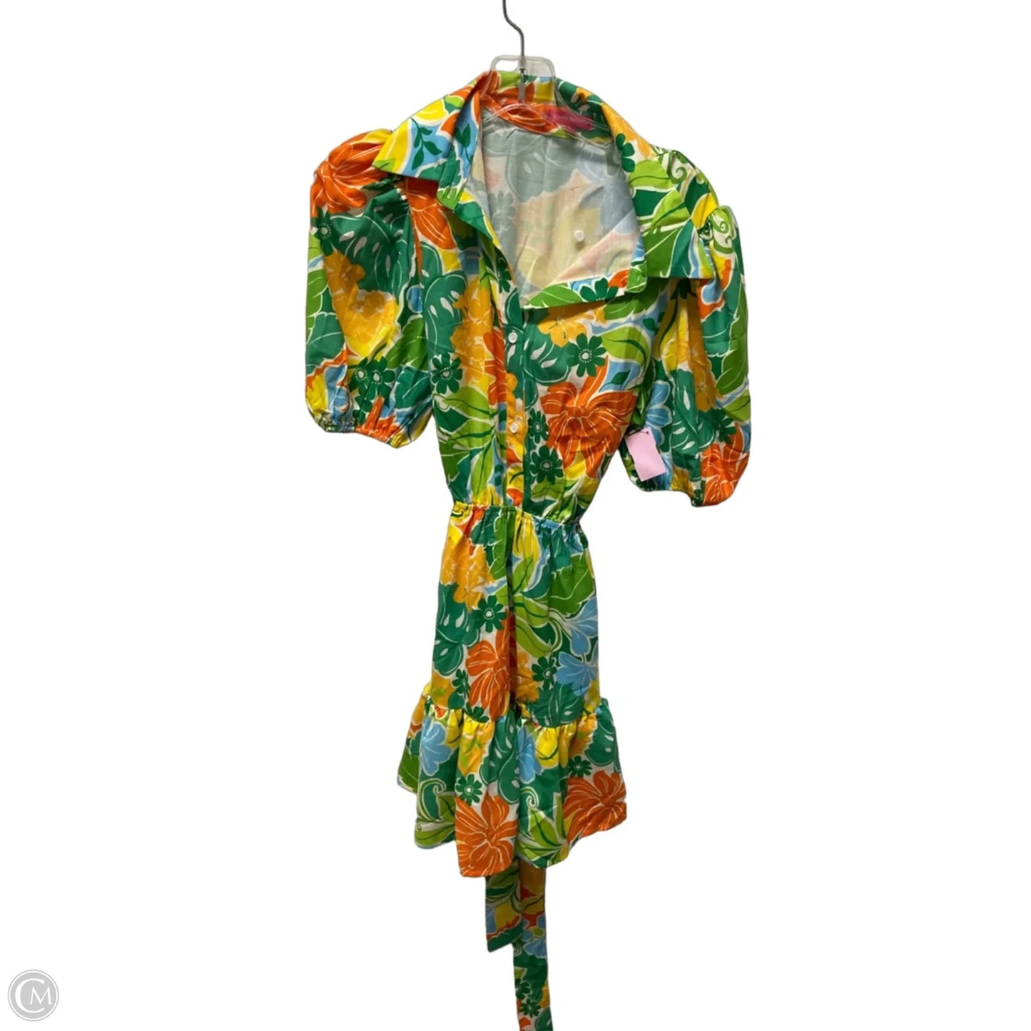 Dress Casual Short By Flying Tomato In Floral Print, Size: S