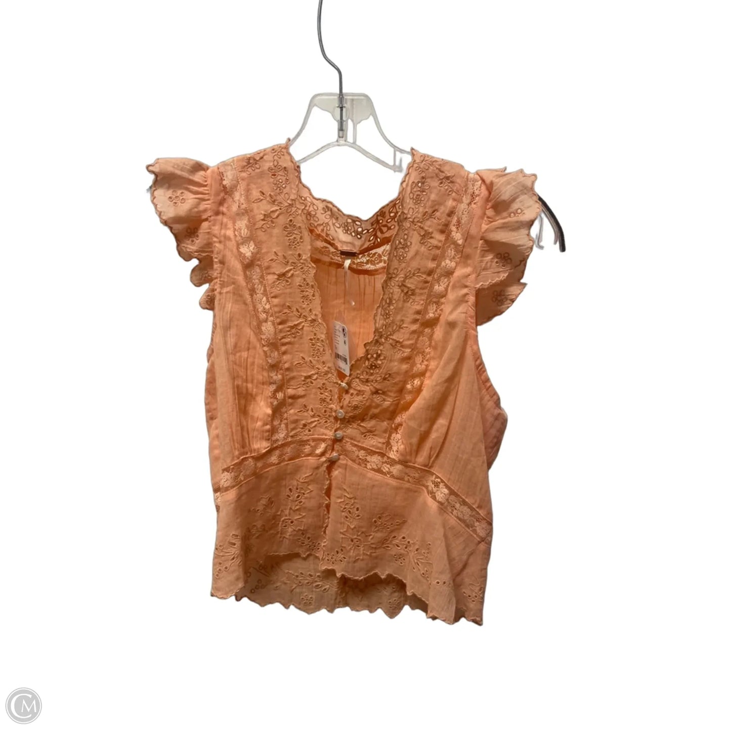 Top Sleeveless By Free People In Peach, Size: Xs