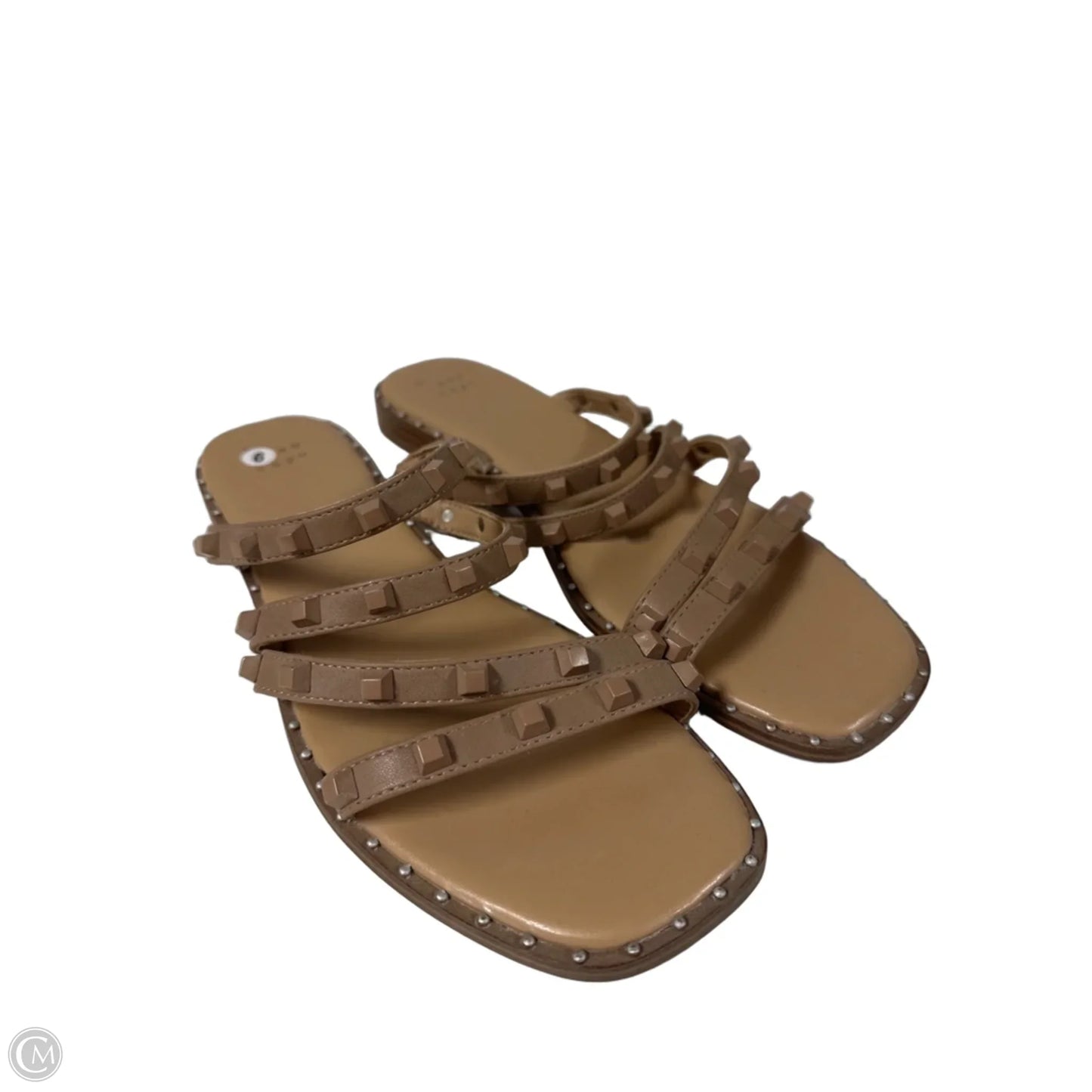 Sandals Flats By A New Day In Tan, Size: 9