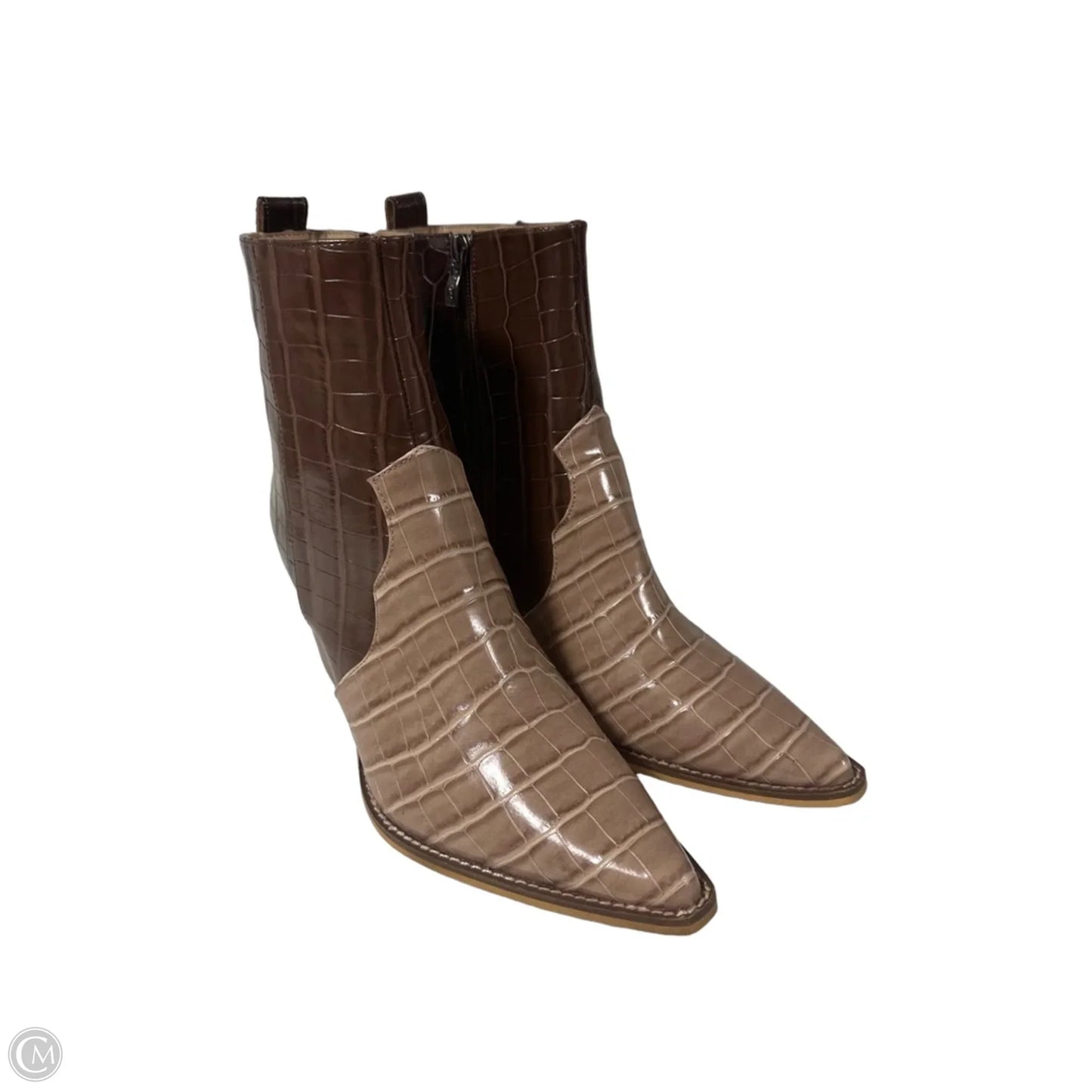 Boots Western By Clothes Mentor In Brown, Size: 10
