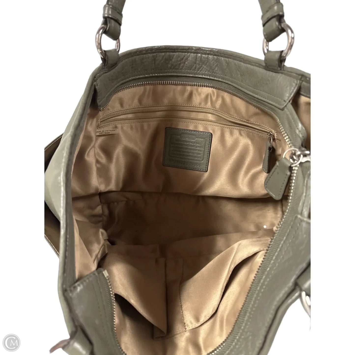Tote Designer By Coach, Size: Large
