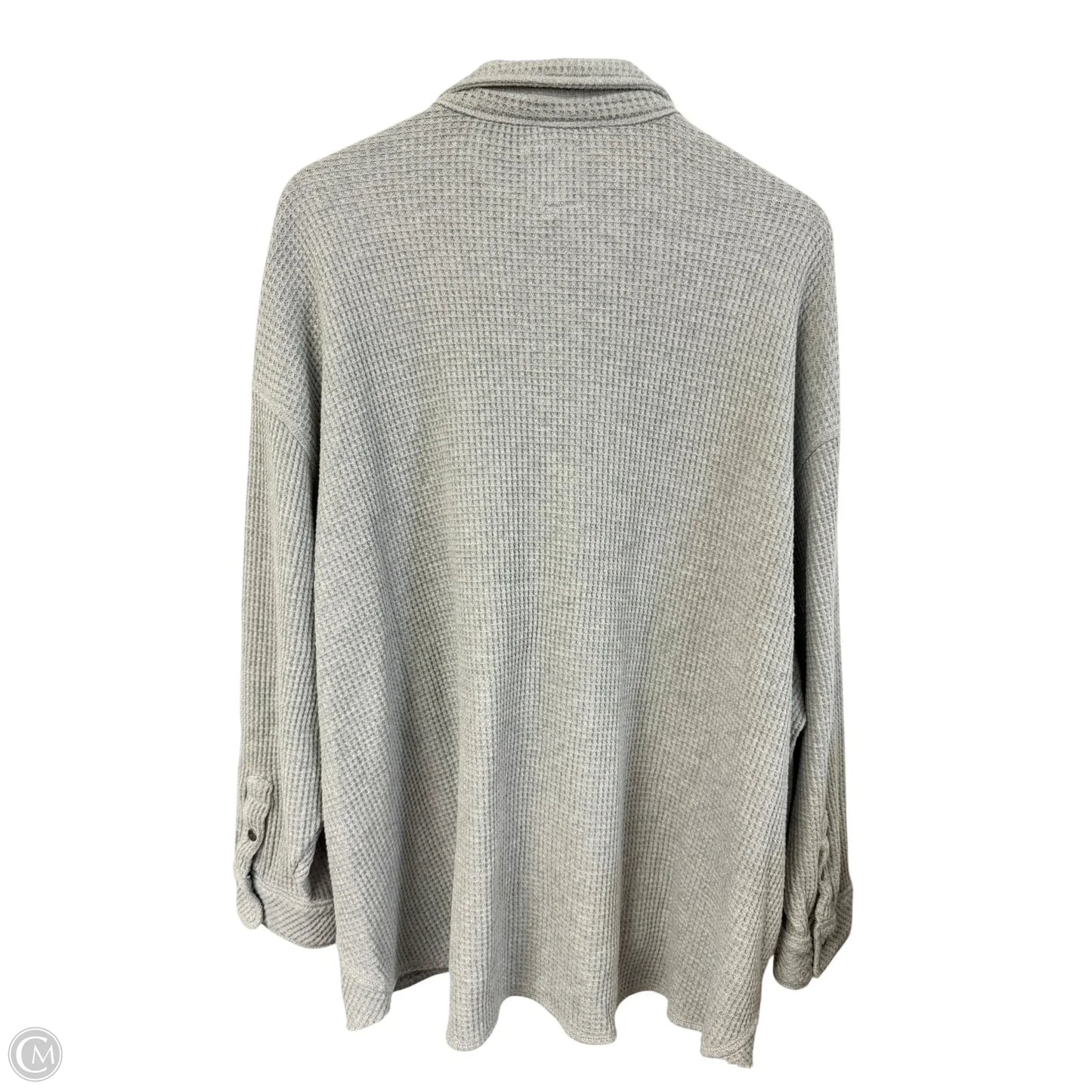 Jacket Shirt By Aerie In Grey, Size: Xl