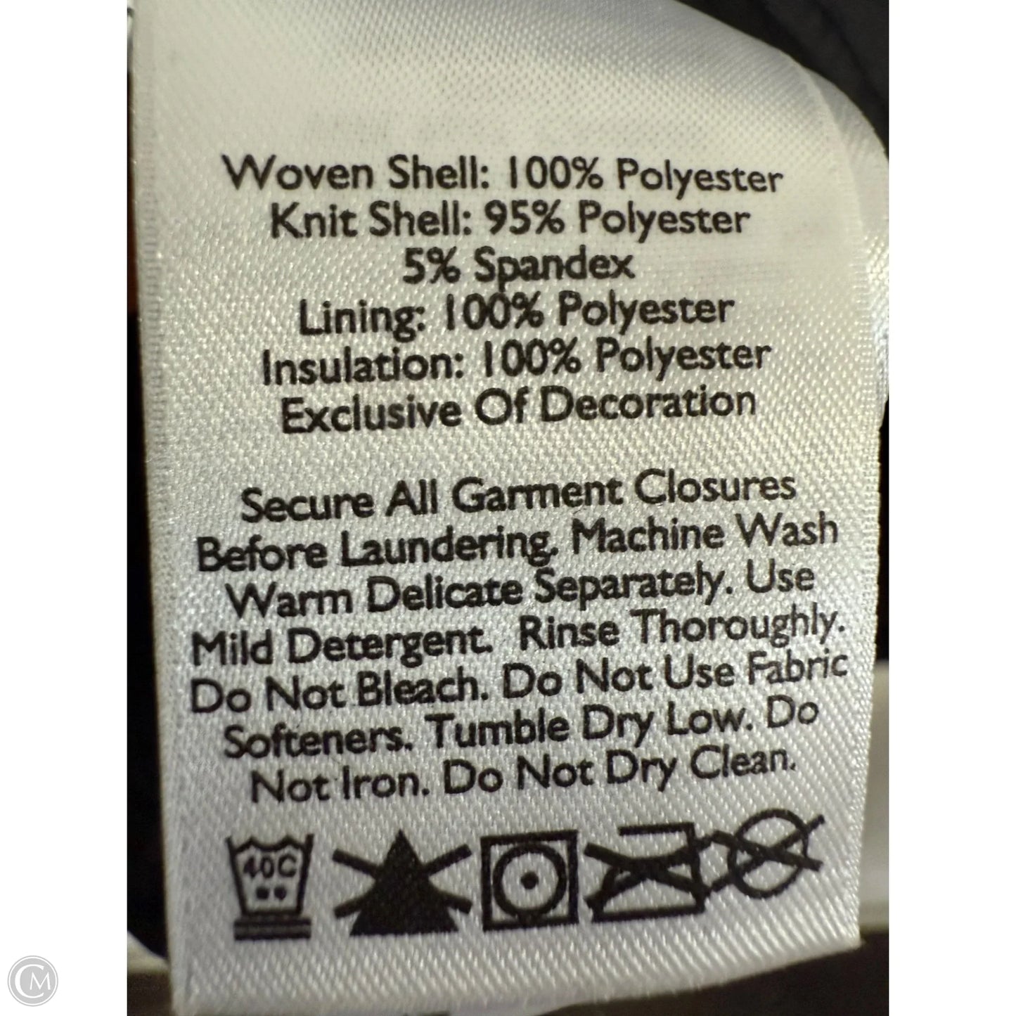 Jacket Other By Eddie Bauer In Black, Size: S