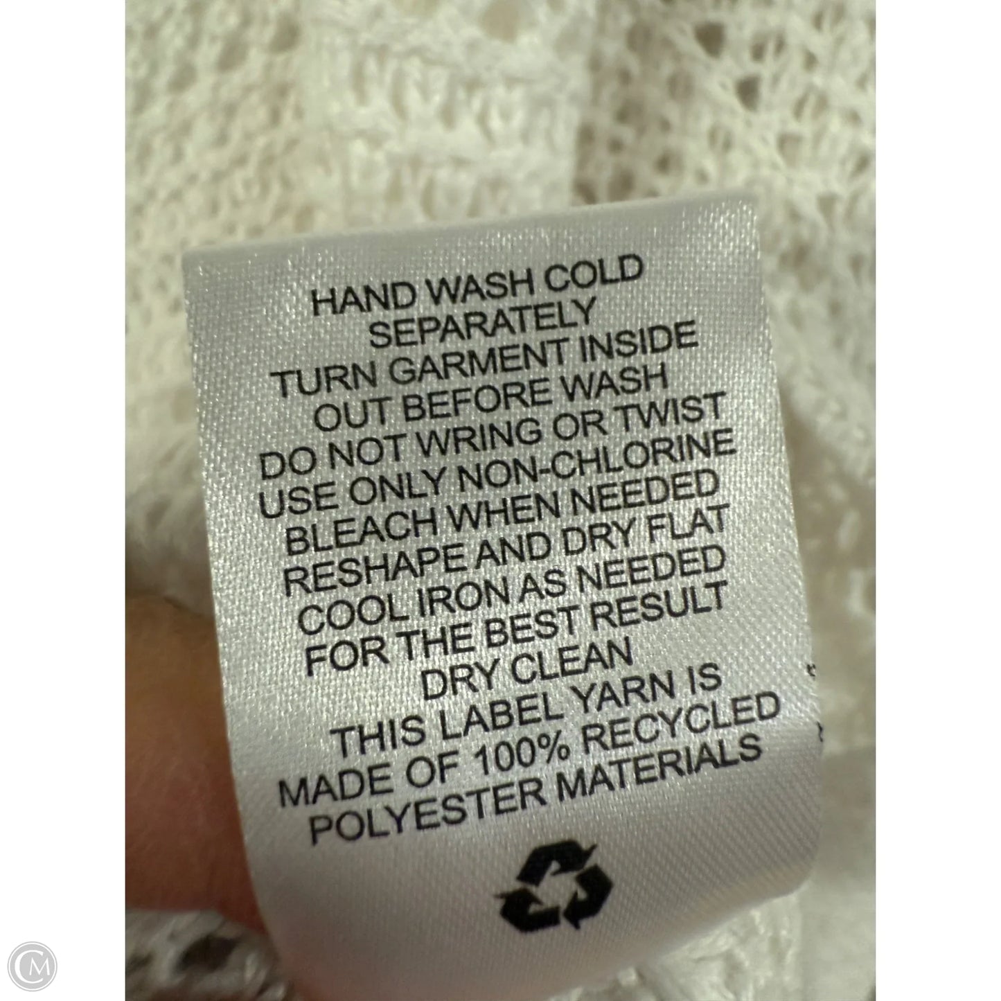 Cardigan By Pink Rose In White, Size: Xl