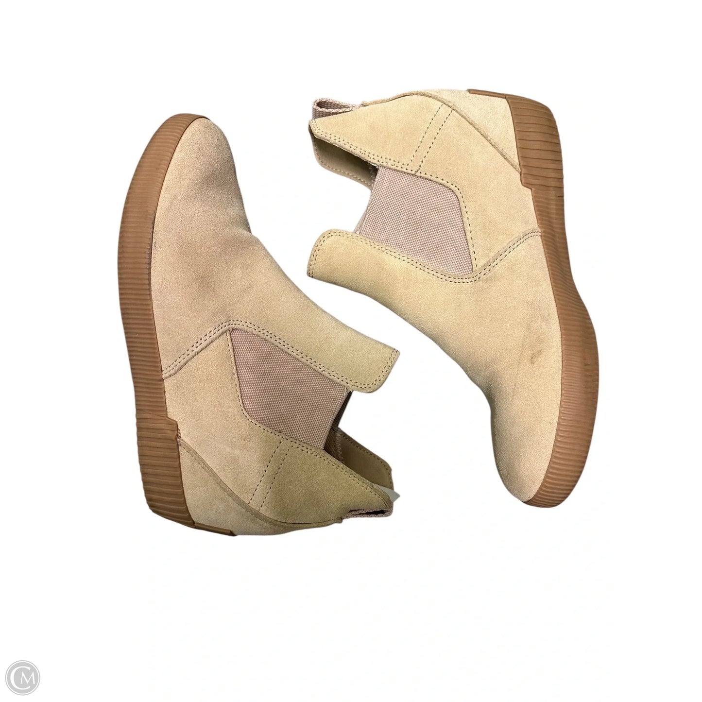 Boots Ankle Flats By Sorel In Tan, Size: 9.5