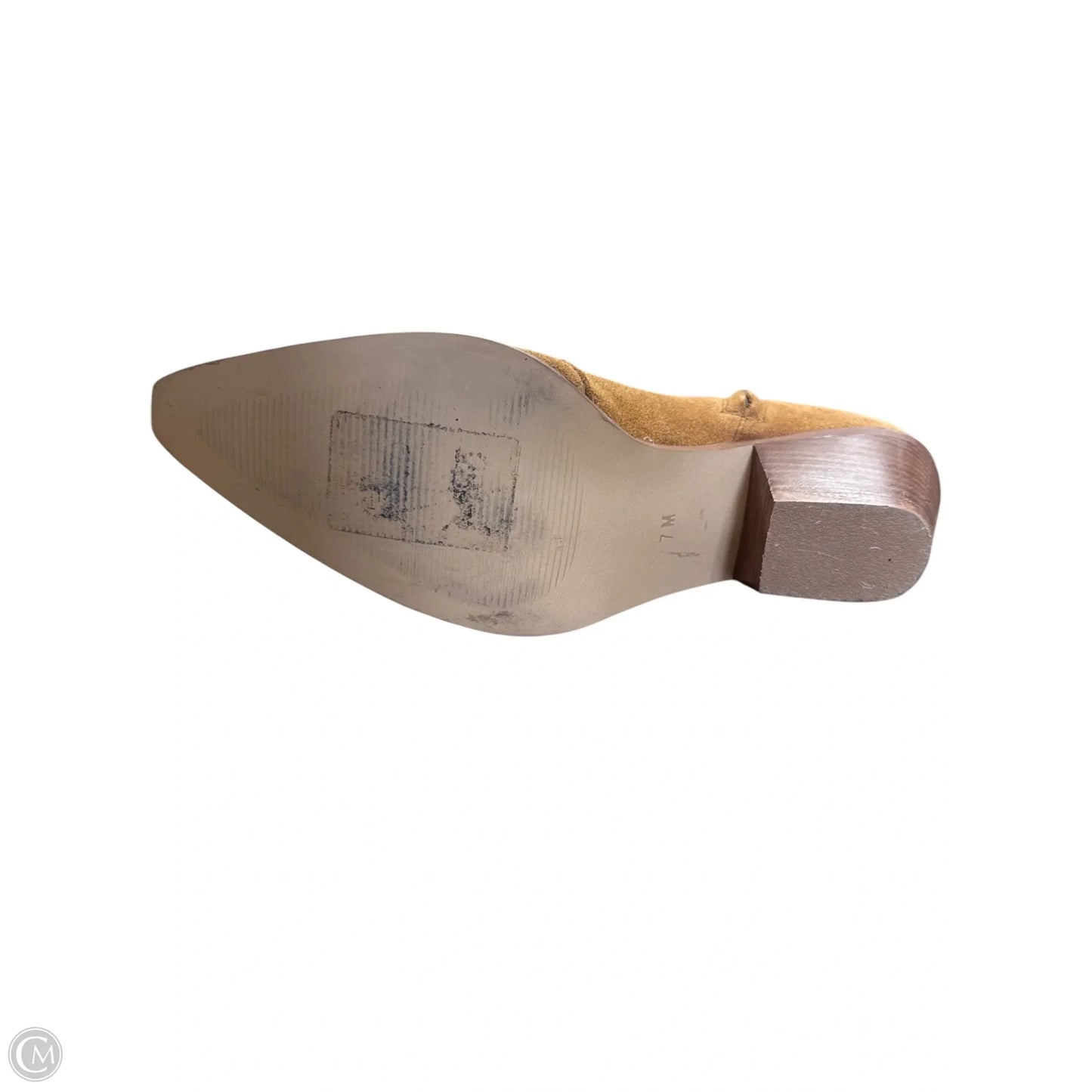 Boots Ankle Flats By Cmc In Brown, Size: 7