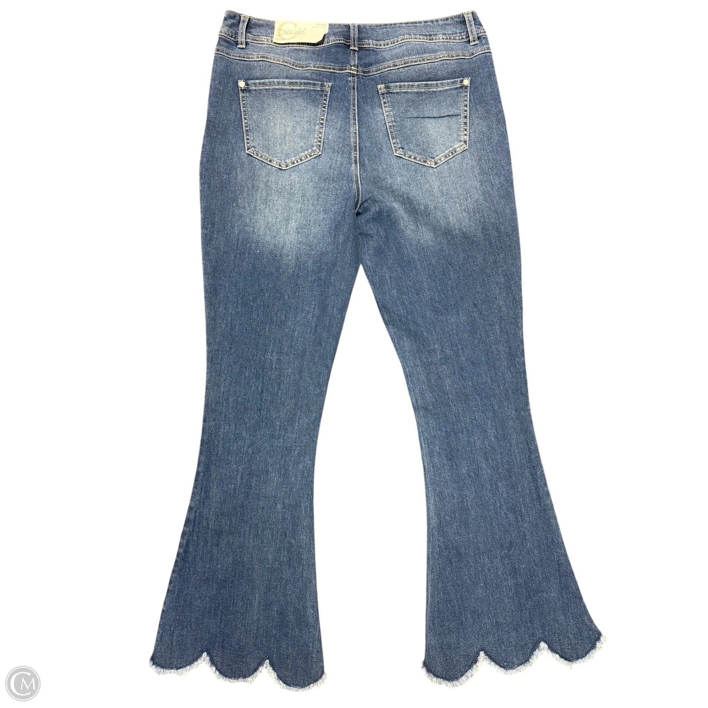 Jeans Flared By C Est. 1946 In Blue Denim, Size: 14