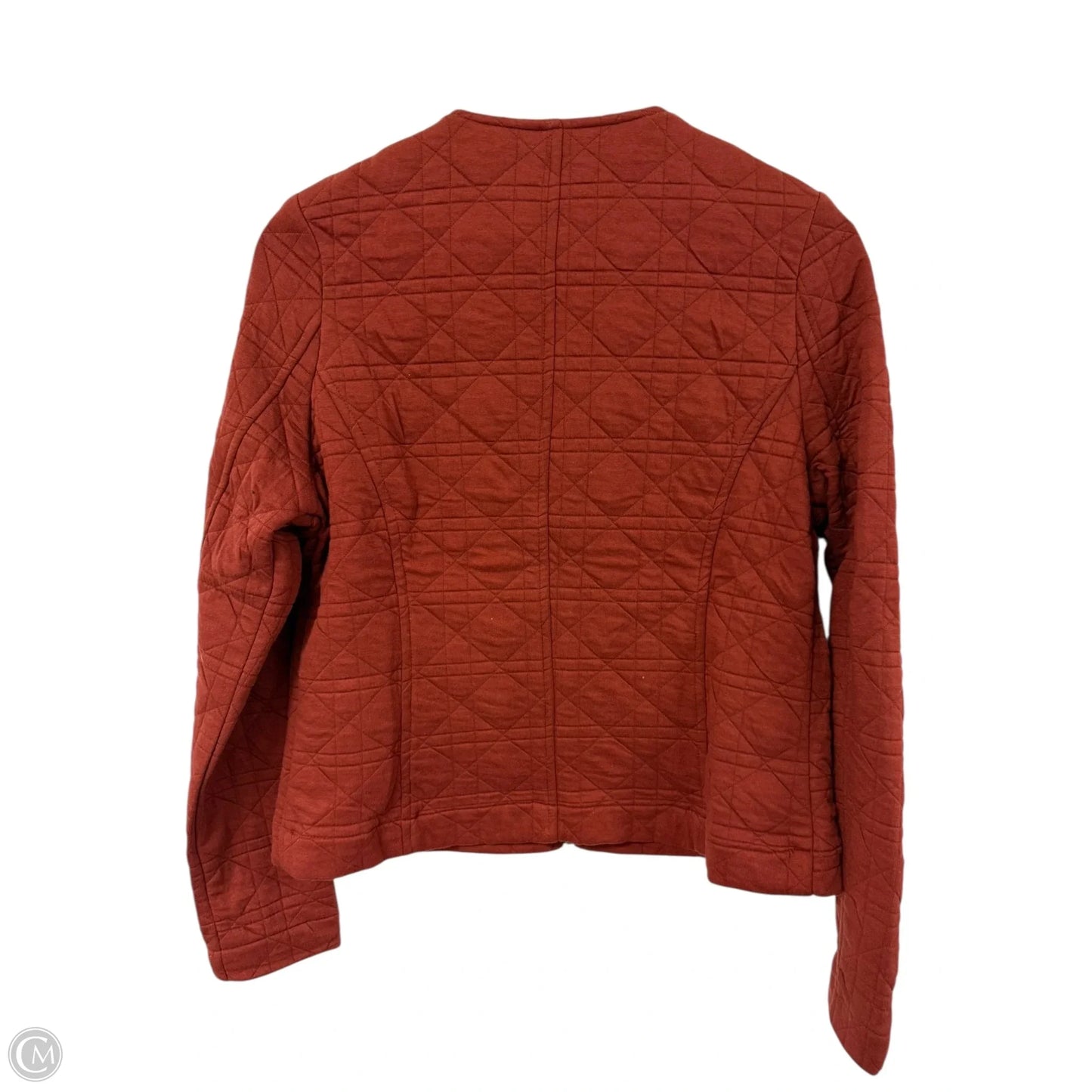 Jacket Puffer & Quilted By Bagatelle In Orange, Size: M