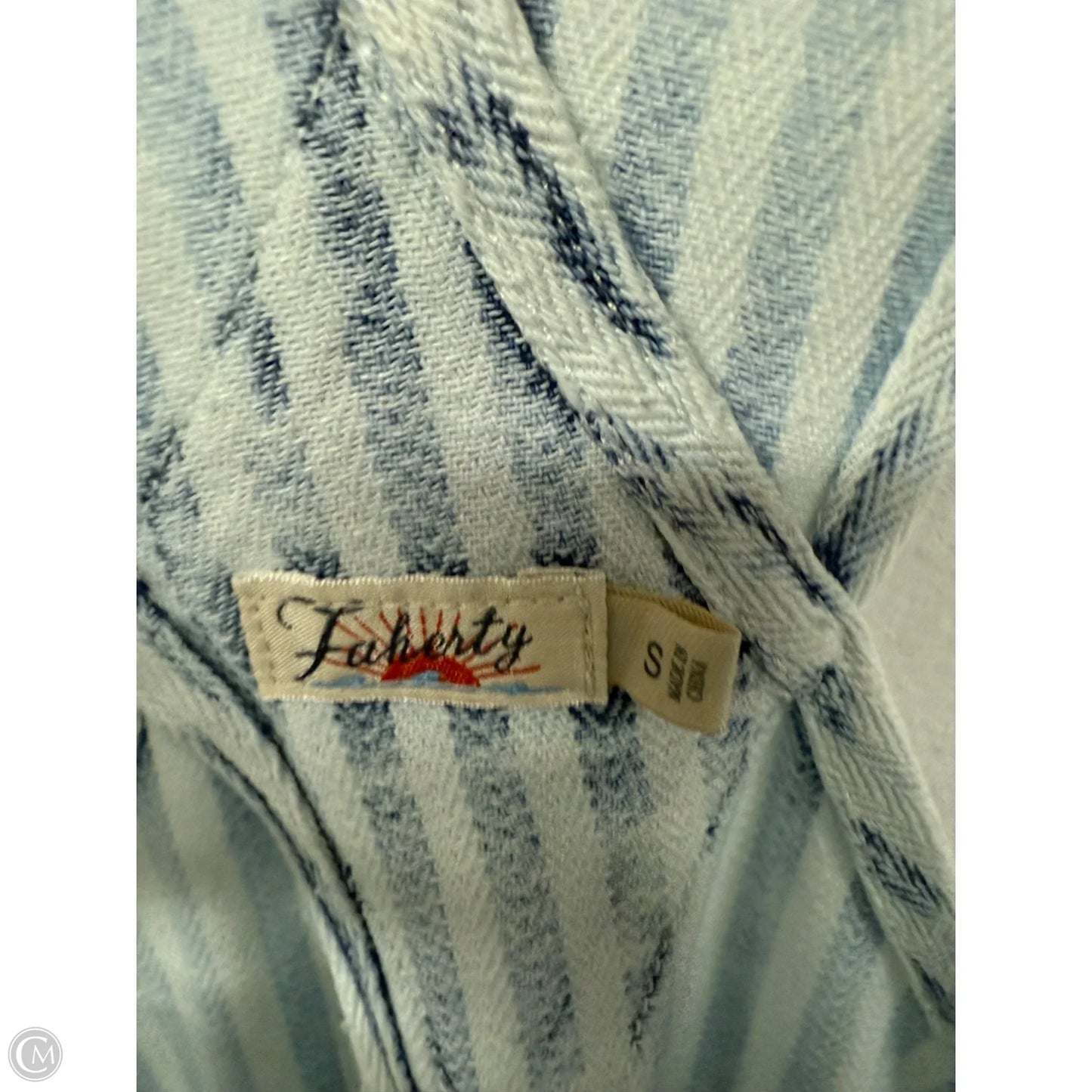 Overalls By Faherty In Blue & White, Size: S