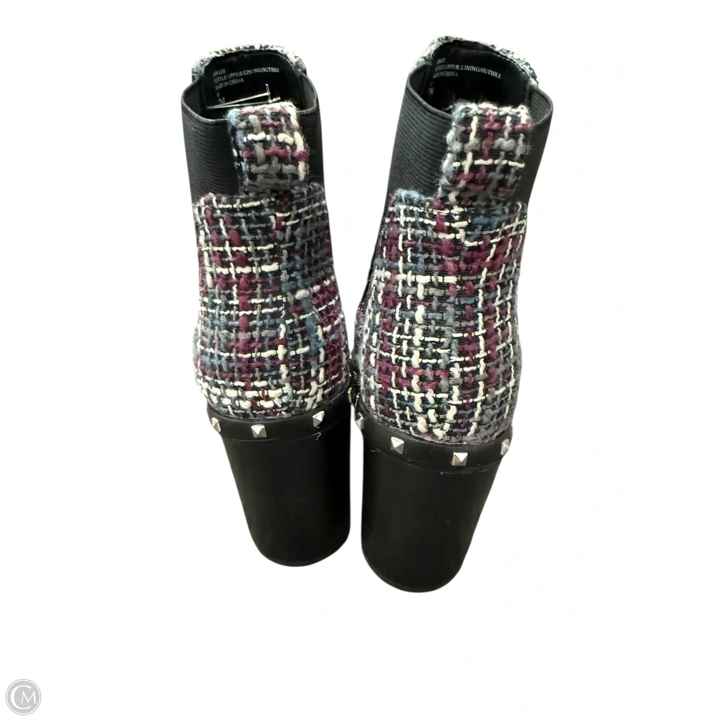 Shoes Heels Block By Charles David In Black & Purple, Size: 7