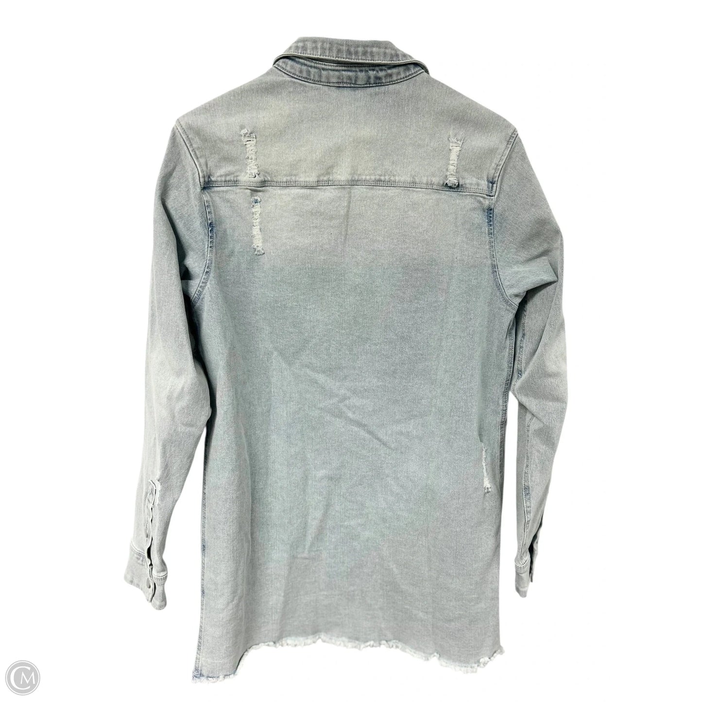 Jacket Denim By Love Tree In Blue Denim, Size: M