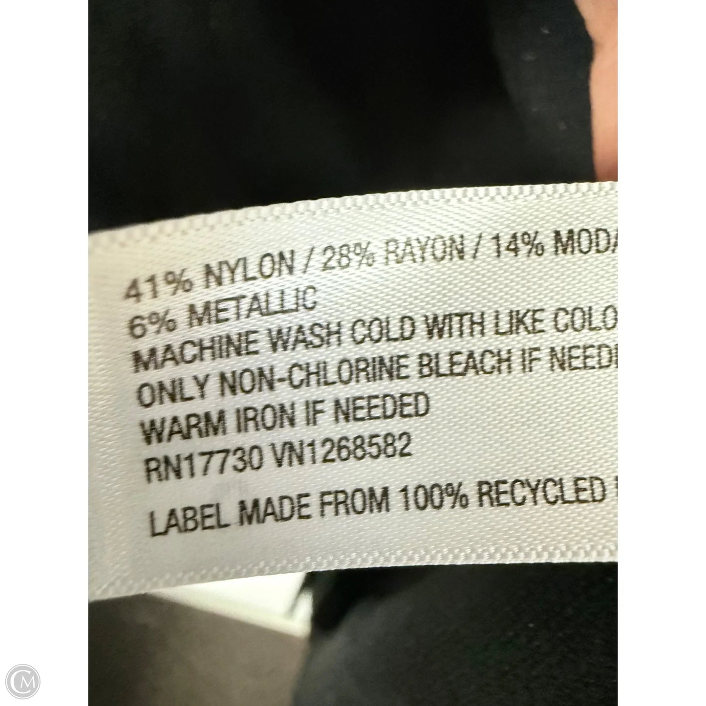 Top Long Sleeve By A New Day In Black, Size: Xl