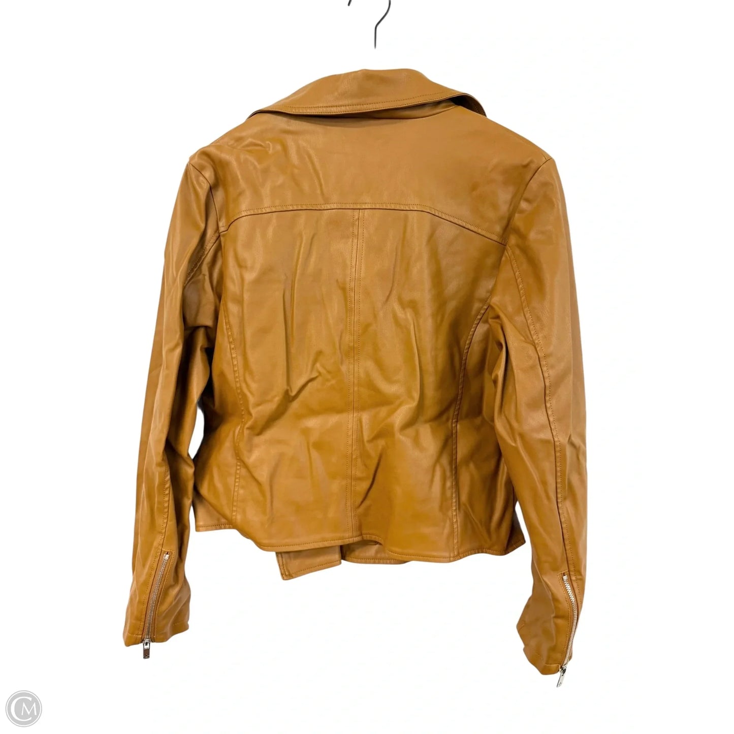 Jacket Moto By Cmf In Brown, Size: Xl