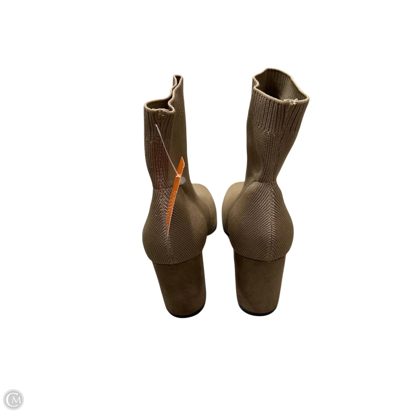 Boots Ankle Heels By Mia In Beige, Size: 9.5