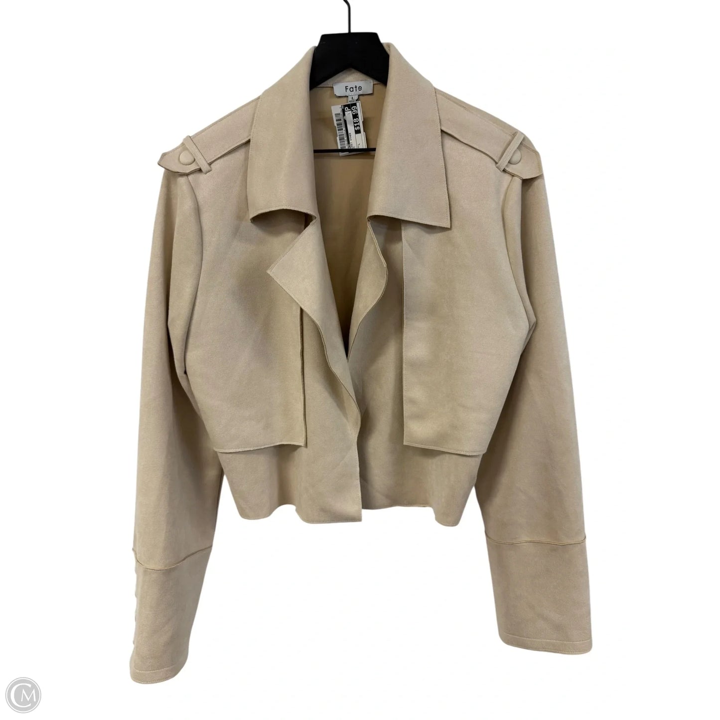 Jacket Other By Fate In Tan, Size: L