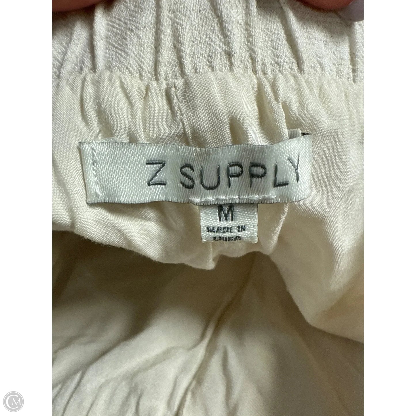 Pants Linen By Z Supply In Cream, Size: M